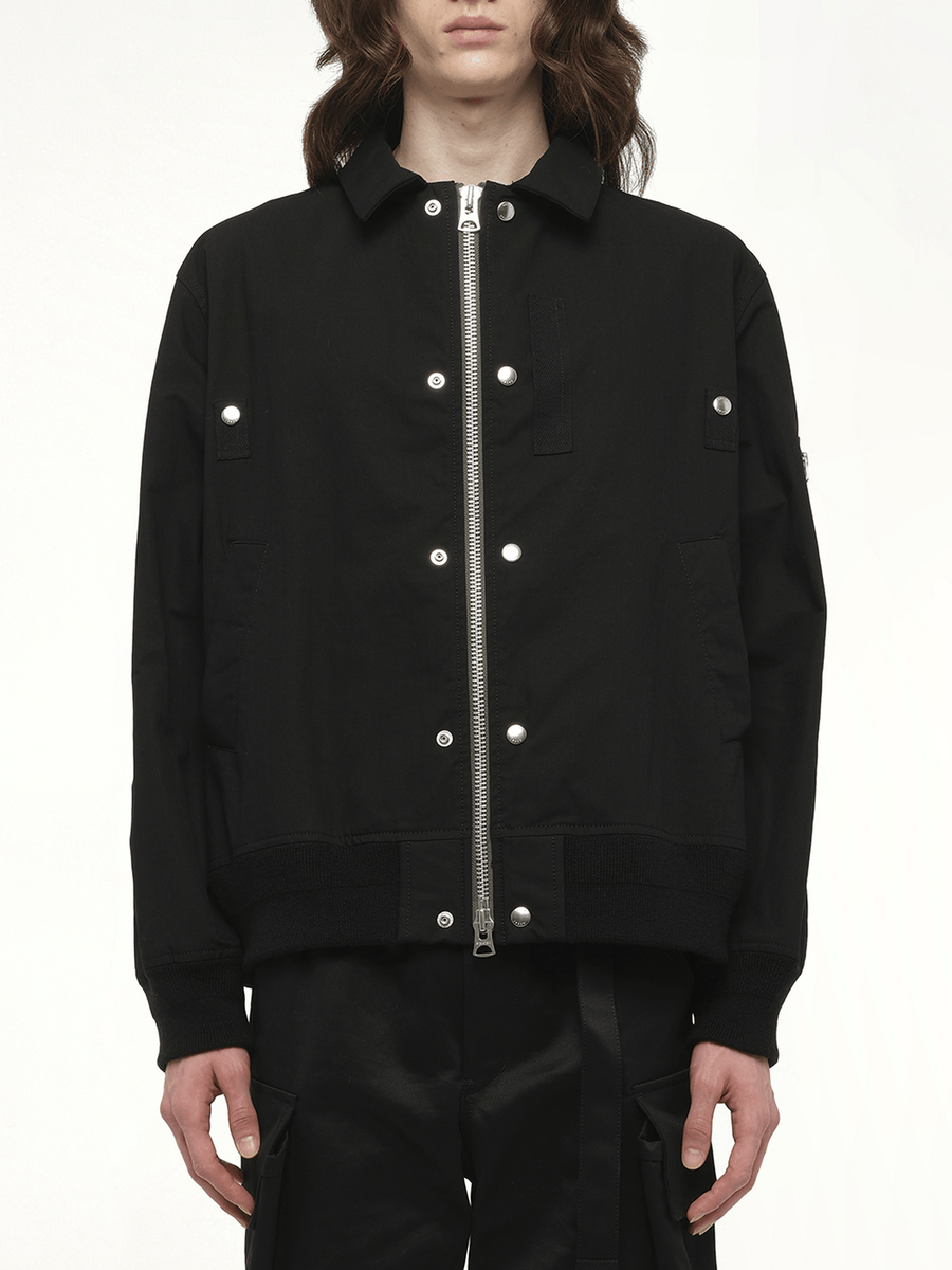 Rip Stop Blouson in Black