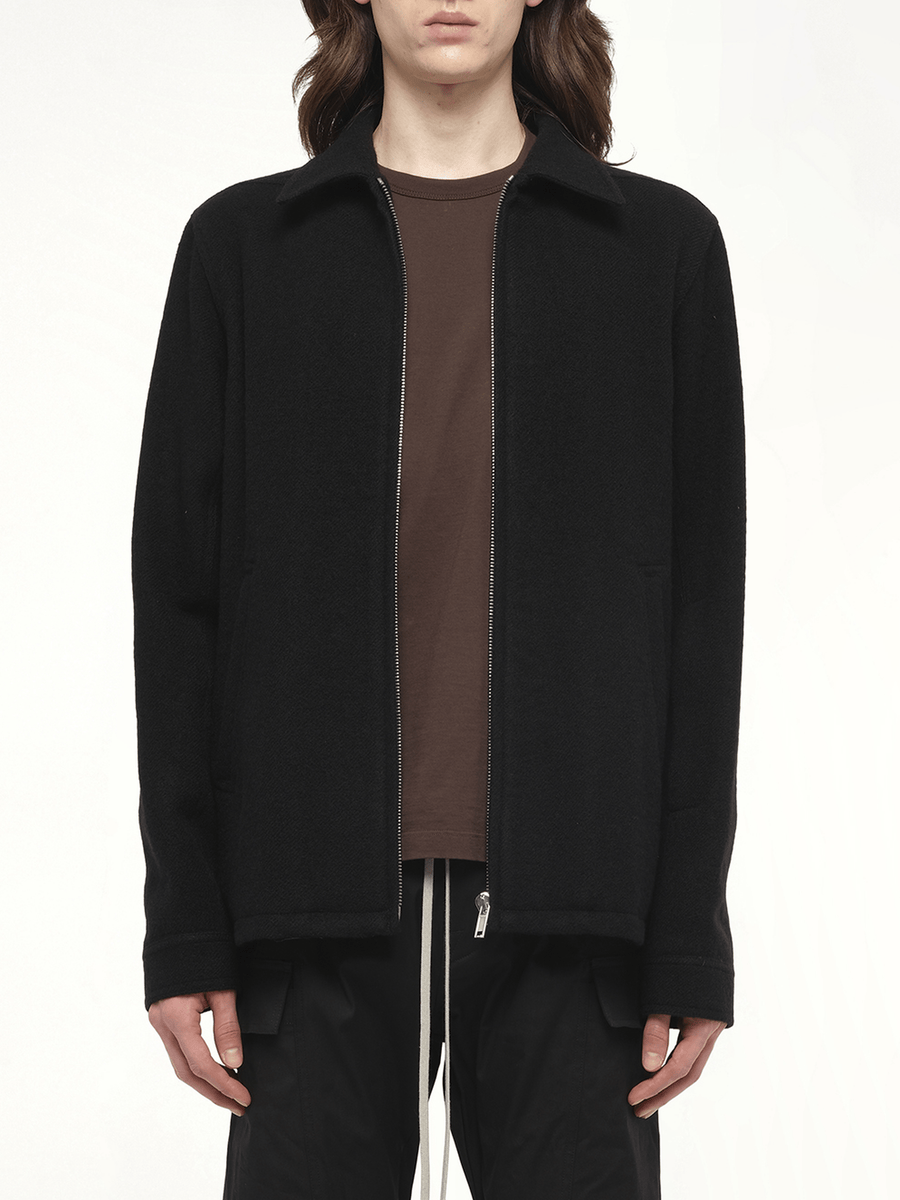 Wool Brad Jacket in Black