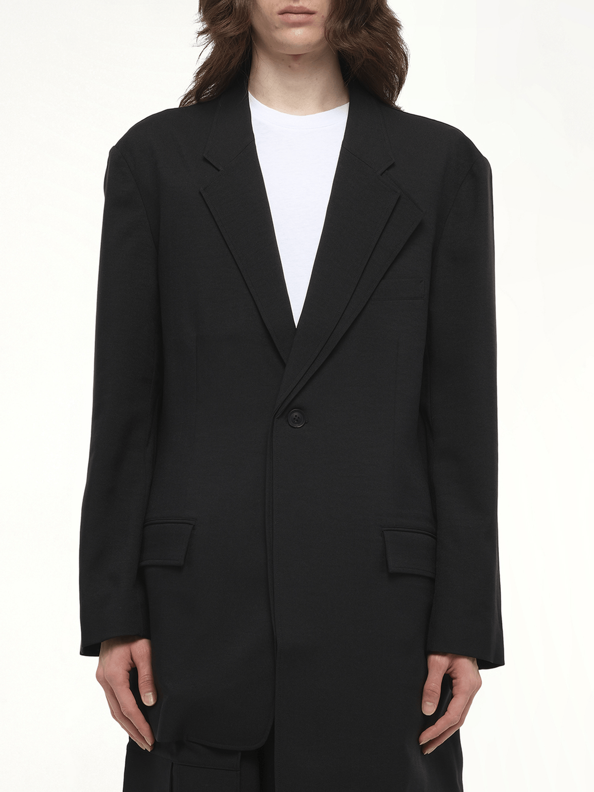运动制服黑色西装外套