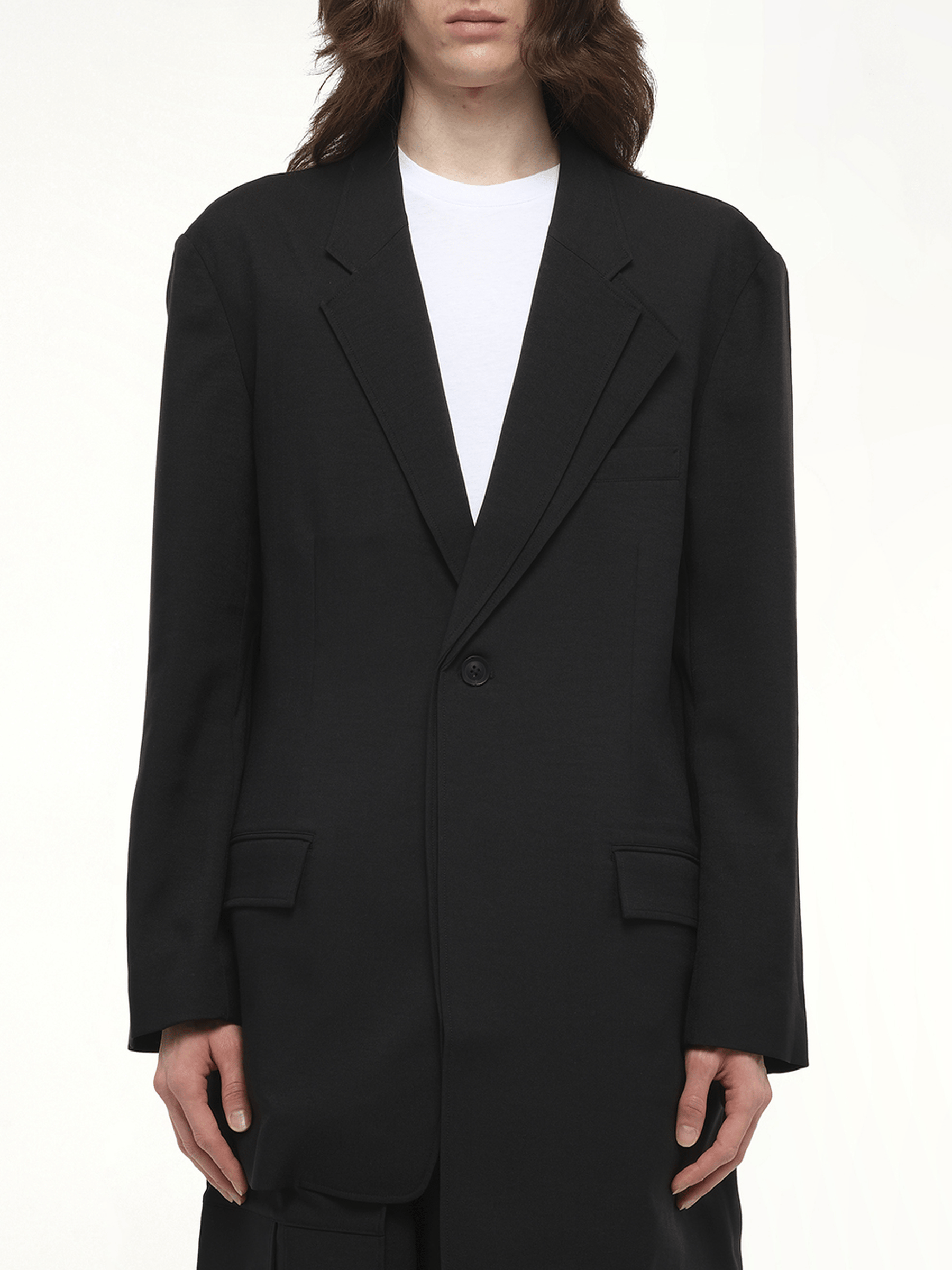 运动制服黑色西装外套
