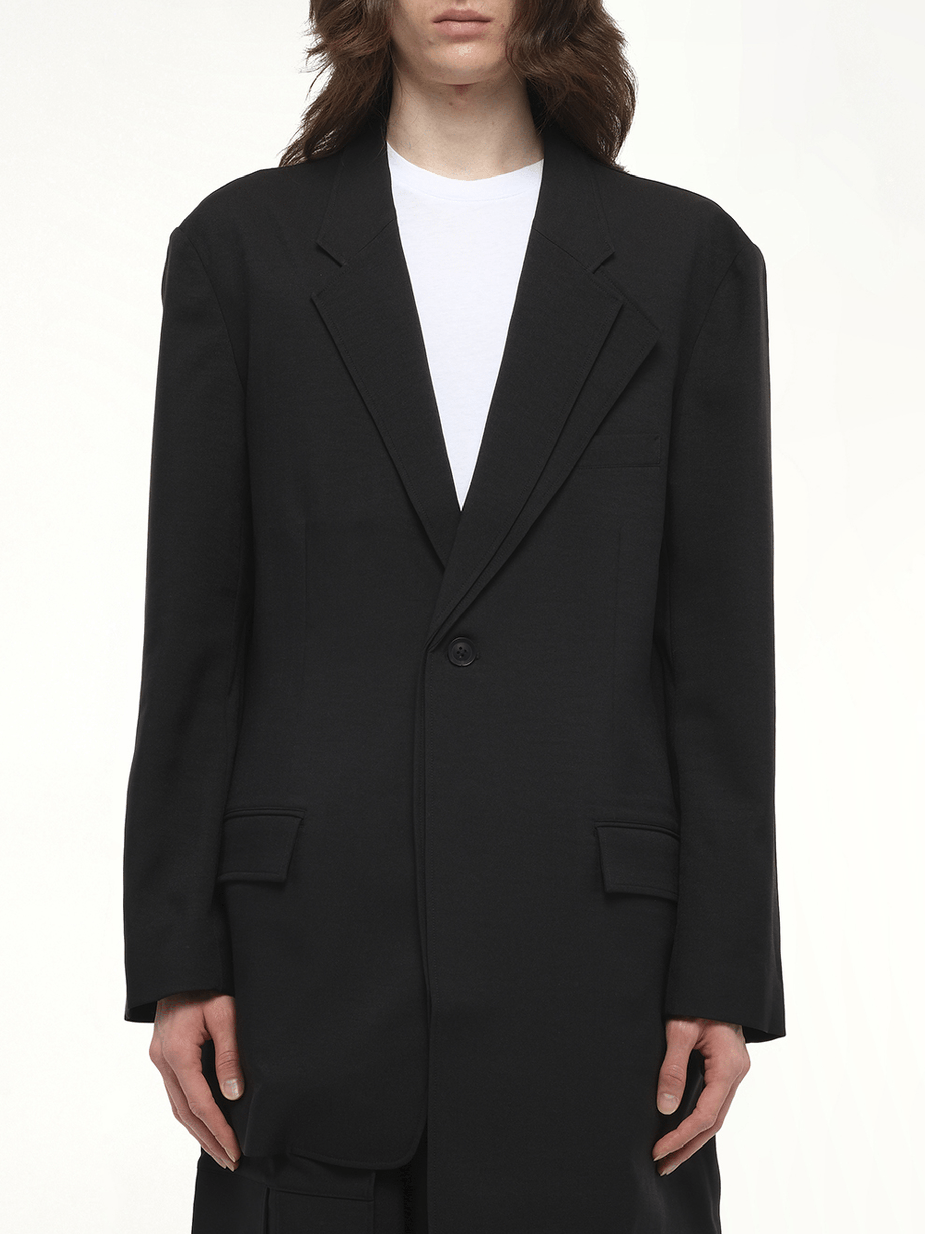 运动制服黑色西装外套