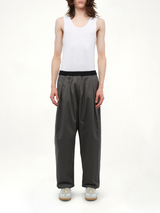Stone Washed Relax Chinos in Dark Grey