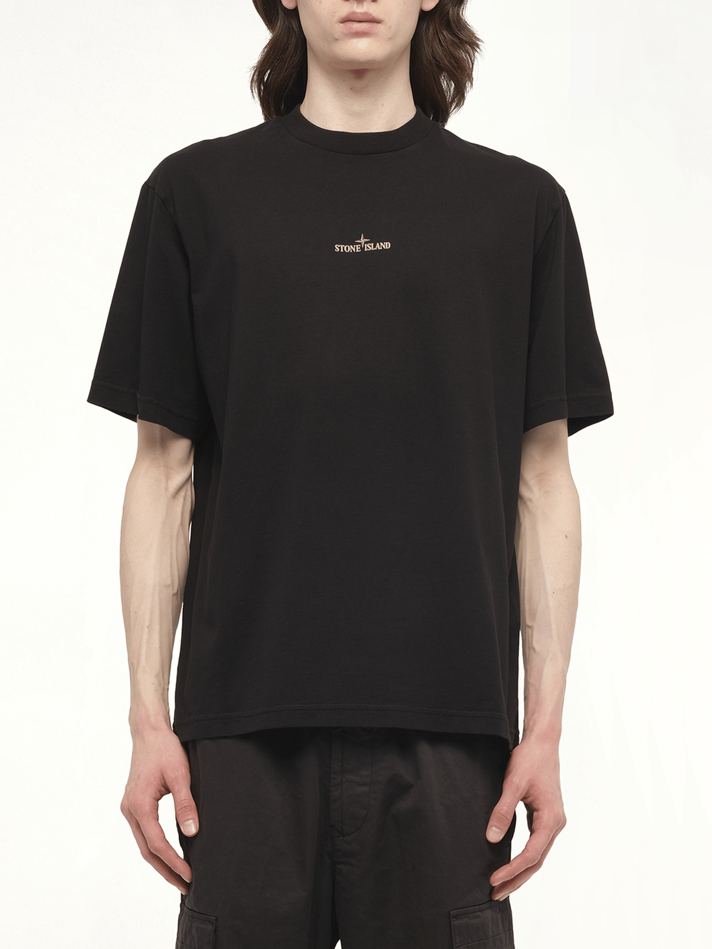 210003 Bleeding Numbers Compass S/S T-Shirt in Black