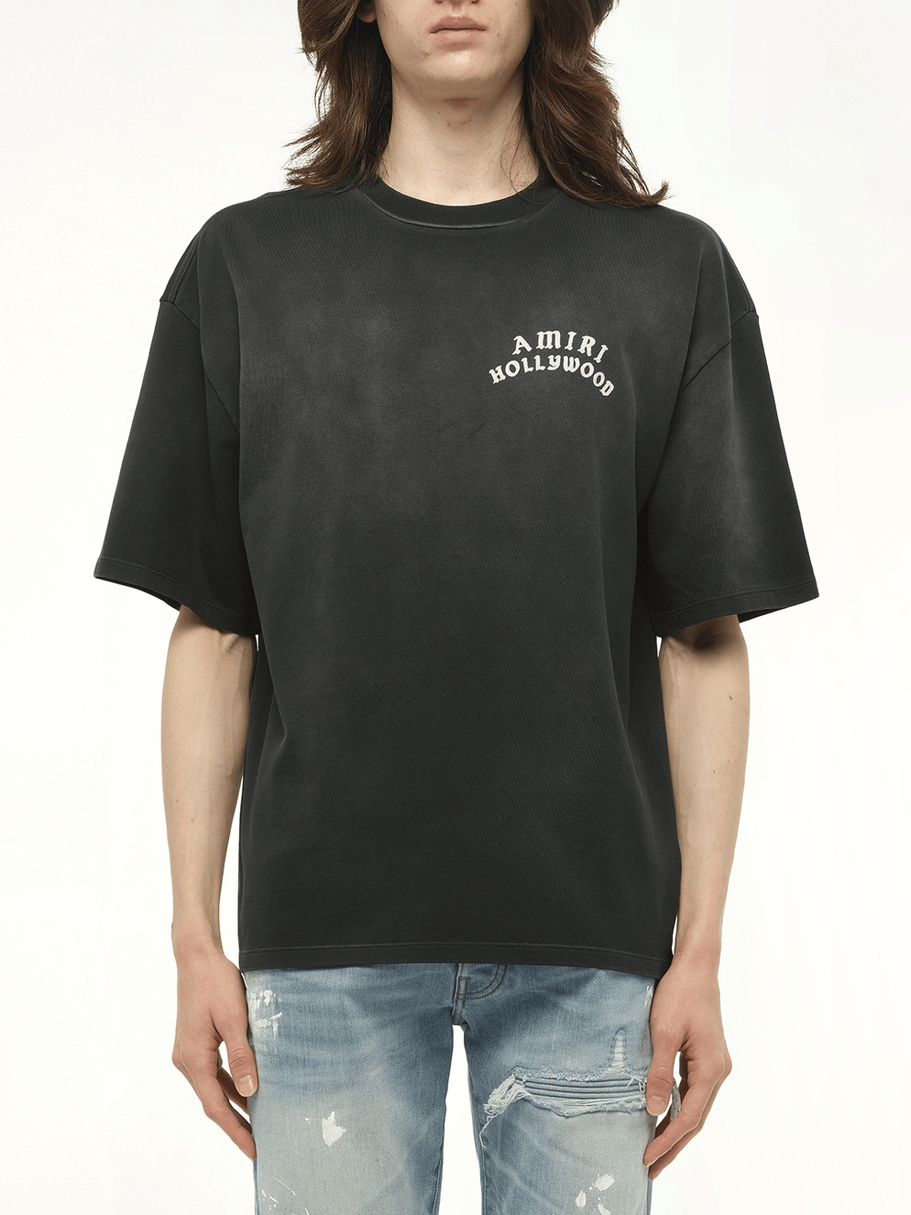Amiri Hollywood T-Shirt in Black