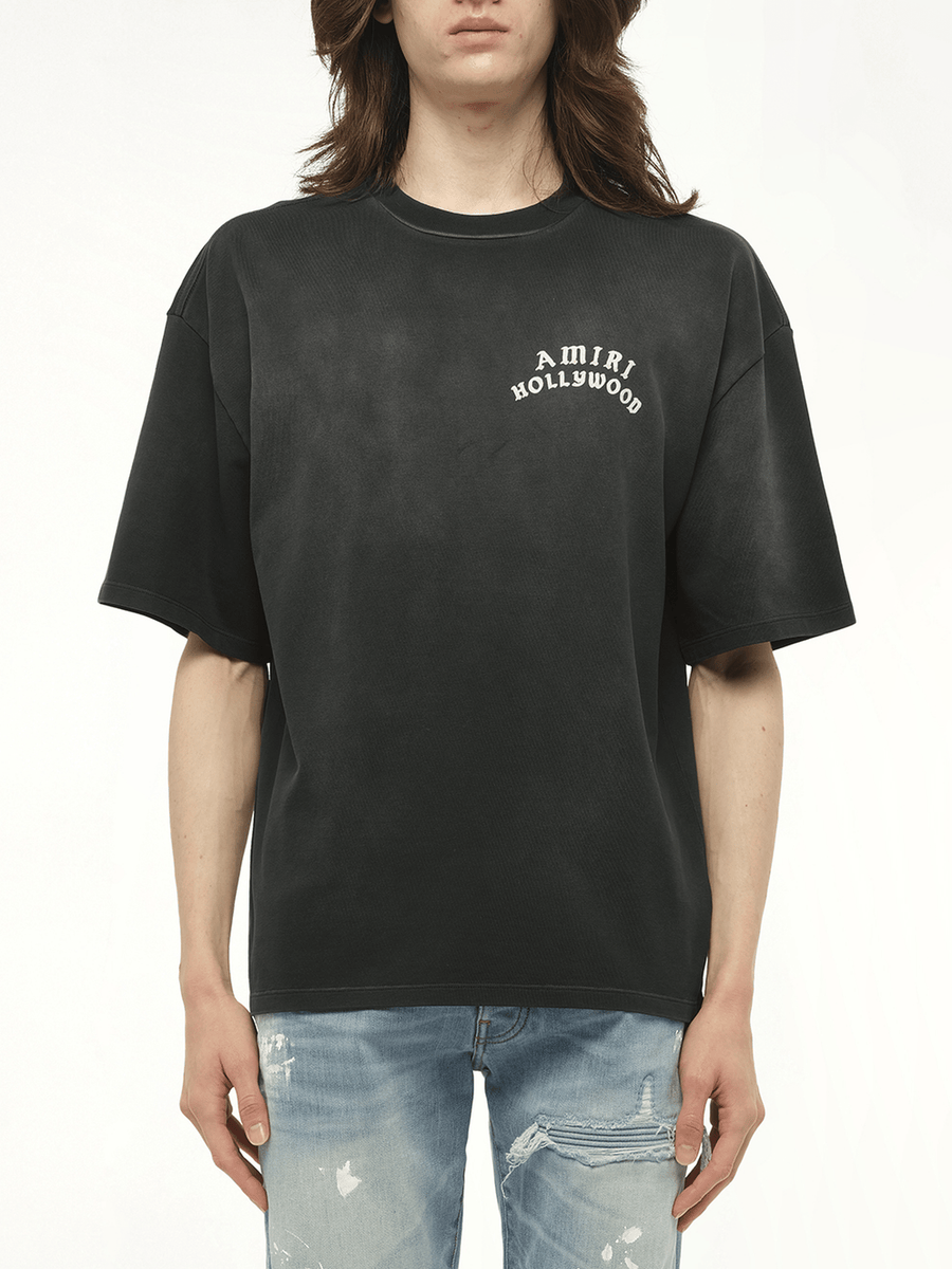 Amiri Hollywood T-Shirt in Black