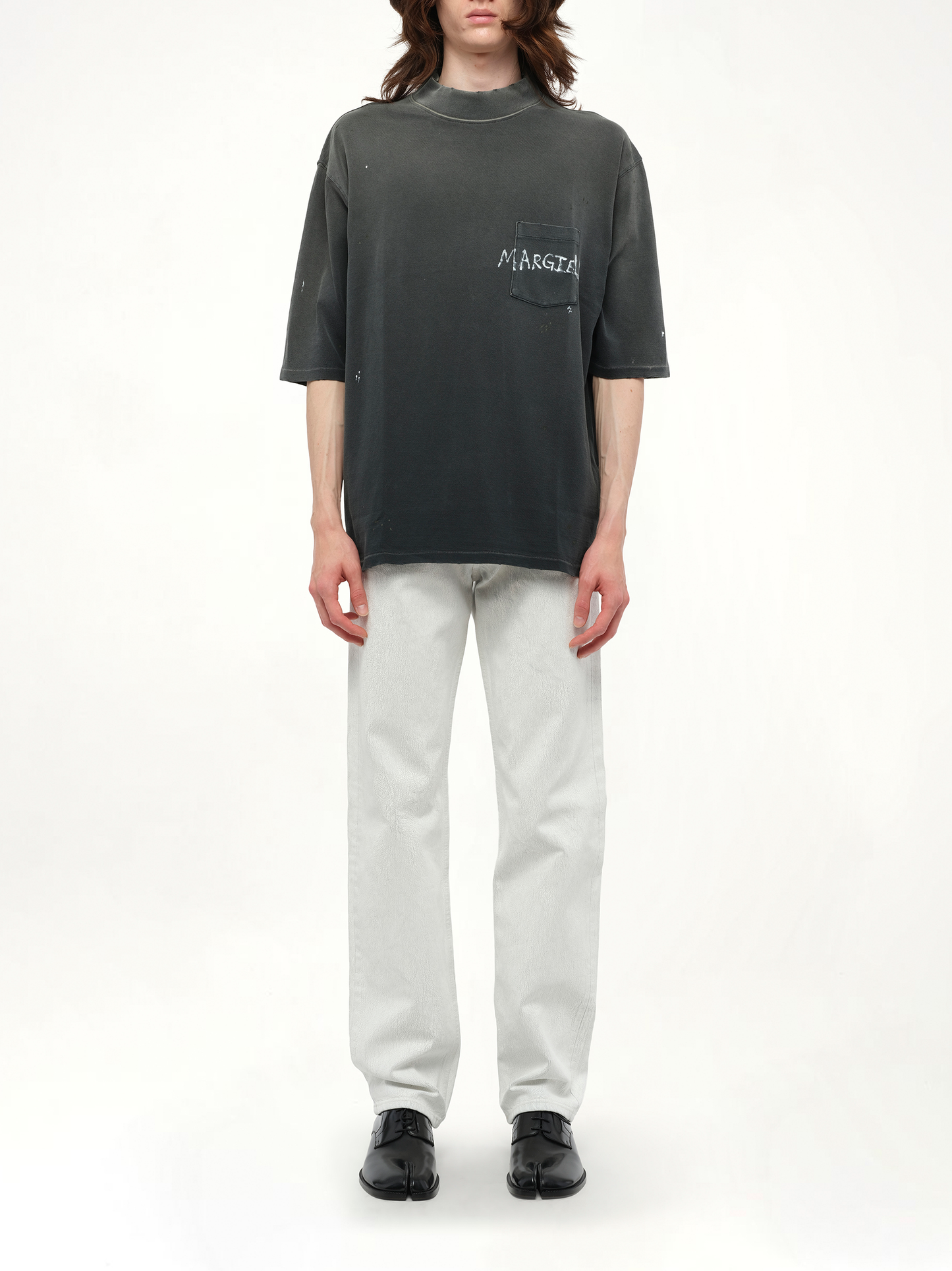 Margiela T-Shirt in Washed Black