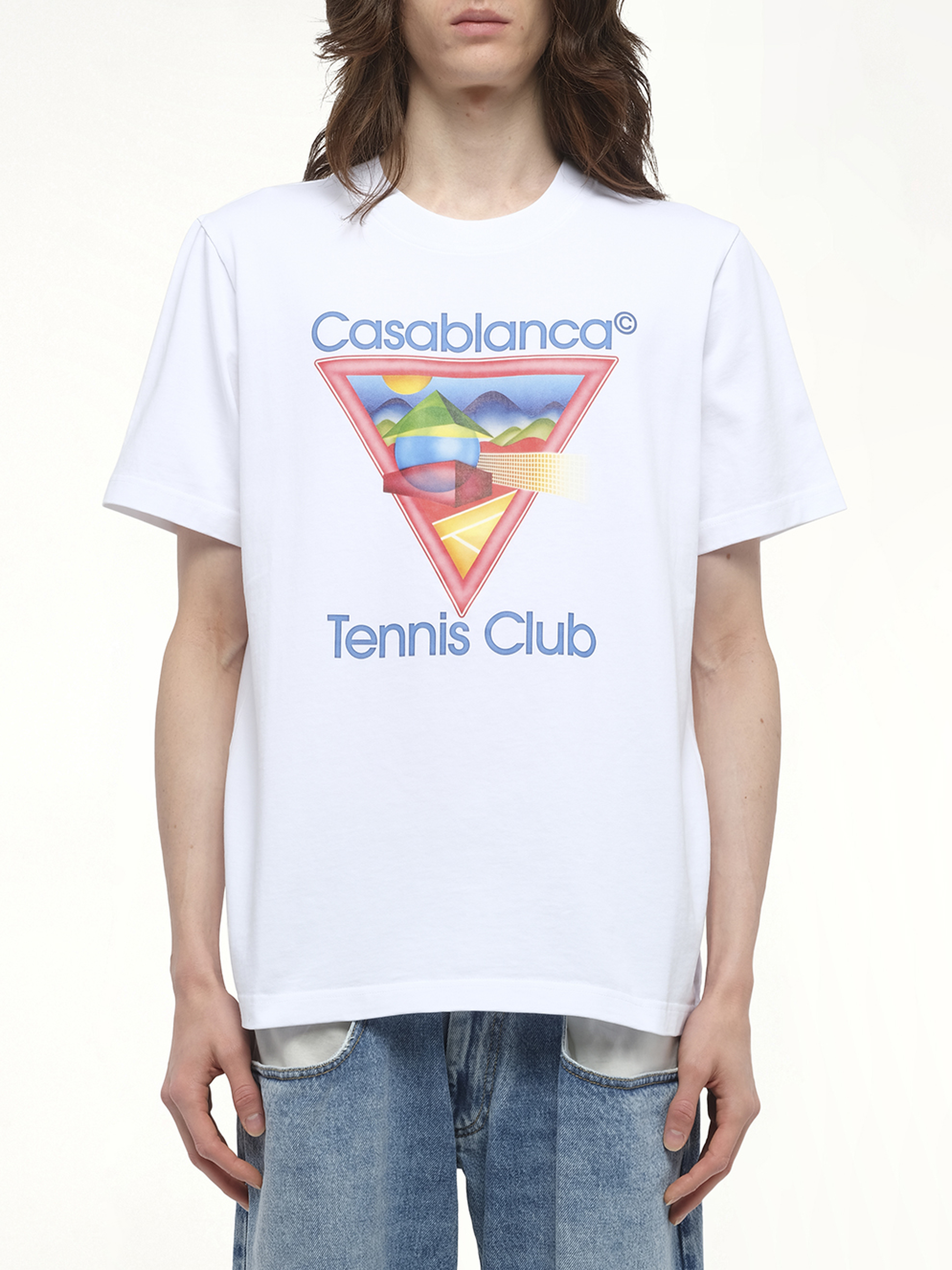 Tennis Club Icon T-Shirt in White