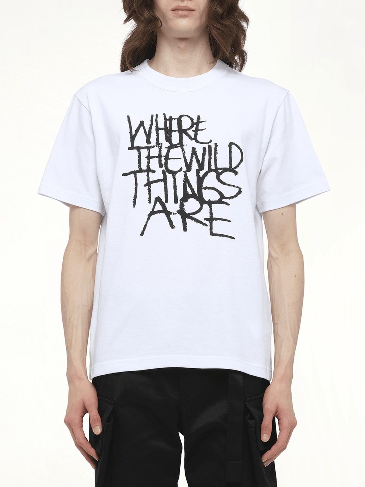 WHERE THE WILD THINGS ARE Logo T-Shirt in White