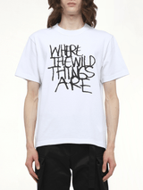 WHERE THE WILD THINGS ARE Logo T-Shirt in White