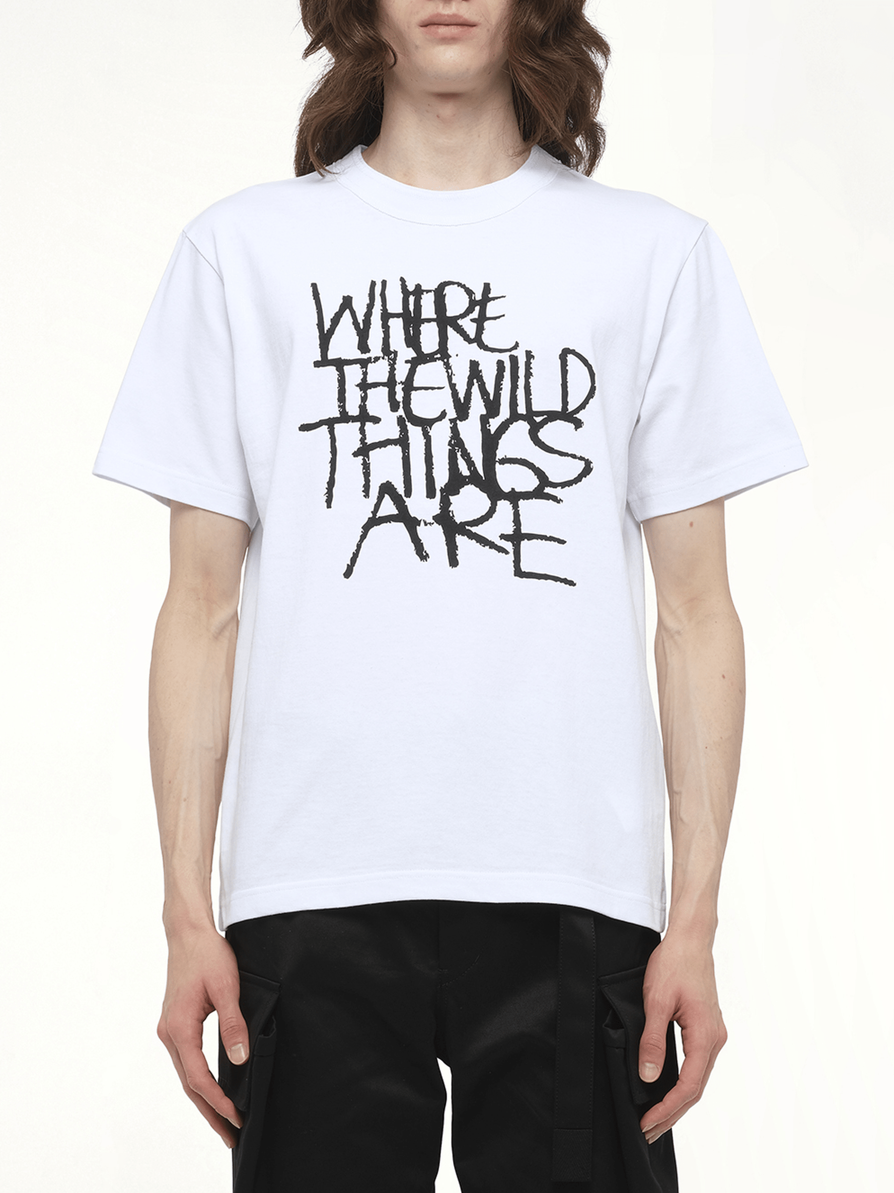 WHERE THE WILD THINGS ARE Logo T-Shirt in White