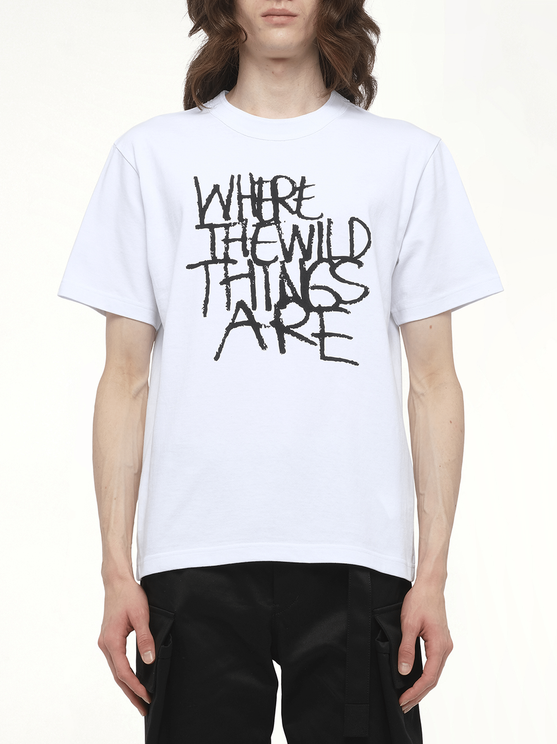 WHERE THE WILD THINGS ARE Logo T-Shirt in White