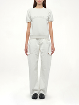 Margiela Short Sleeve Sweatshirt in Butter