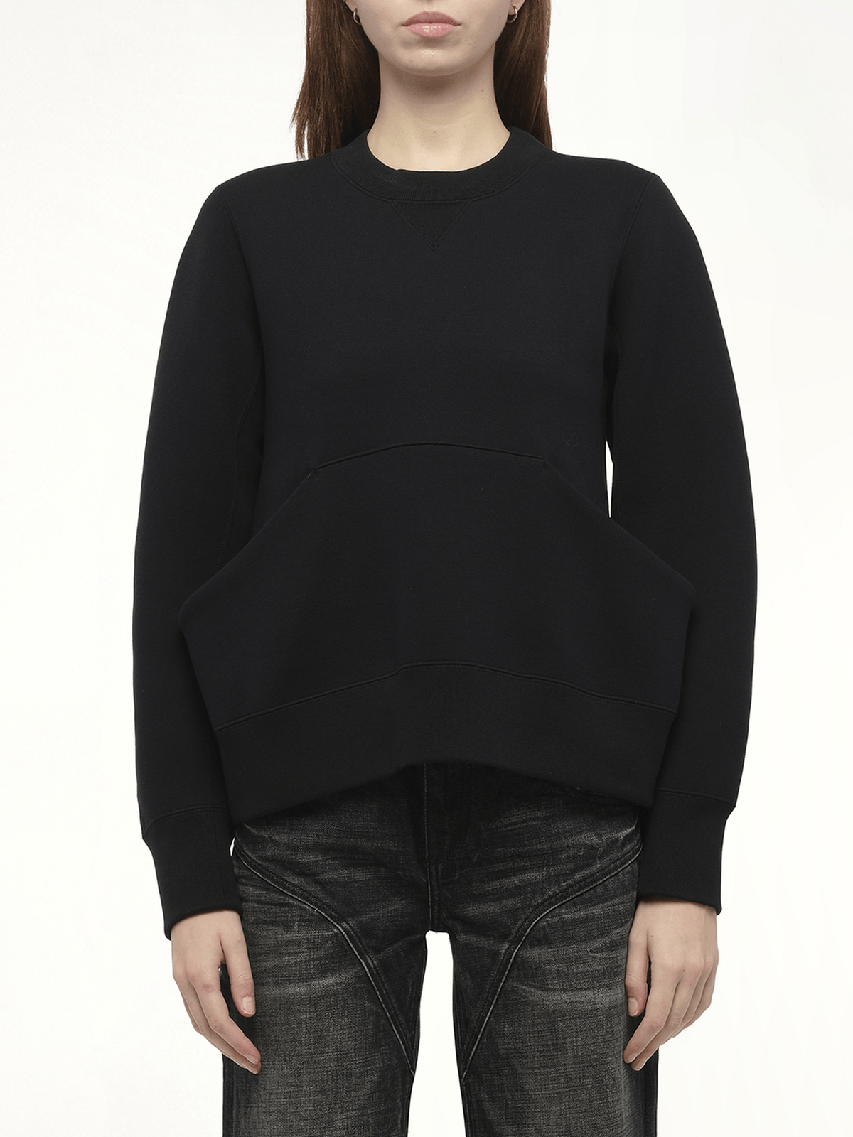 Sponge Sweat Pullover in Black