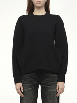 Sponge Sweat Pullover in Black