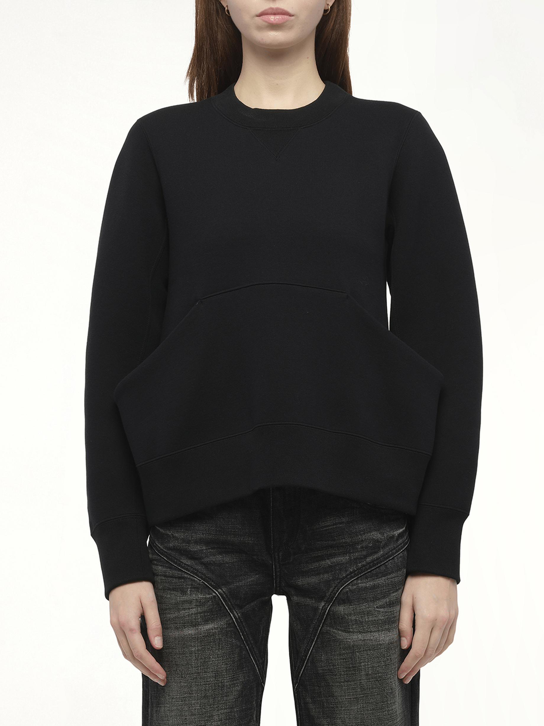 Sponge Sweat Pullover in Black