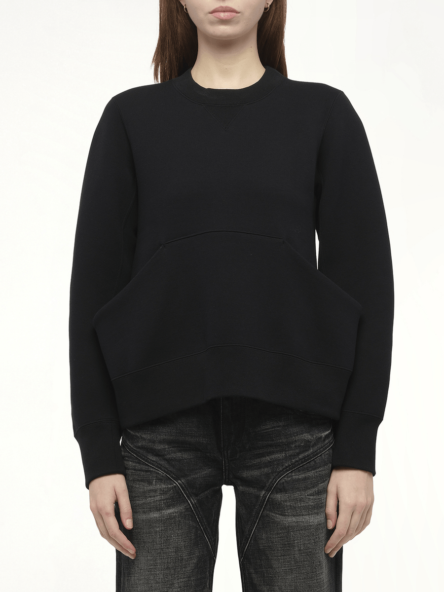 Sponge Sweat Pullover in Black
