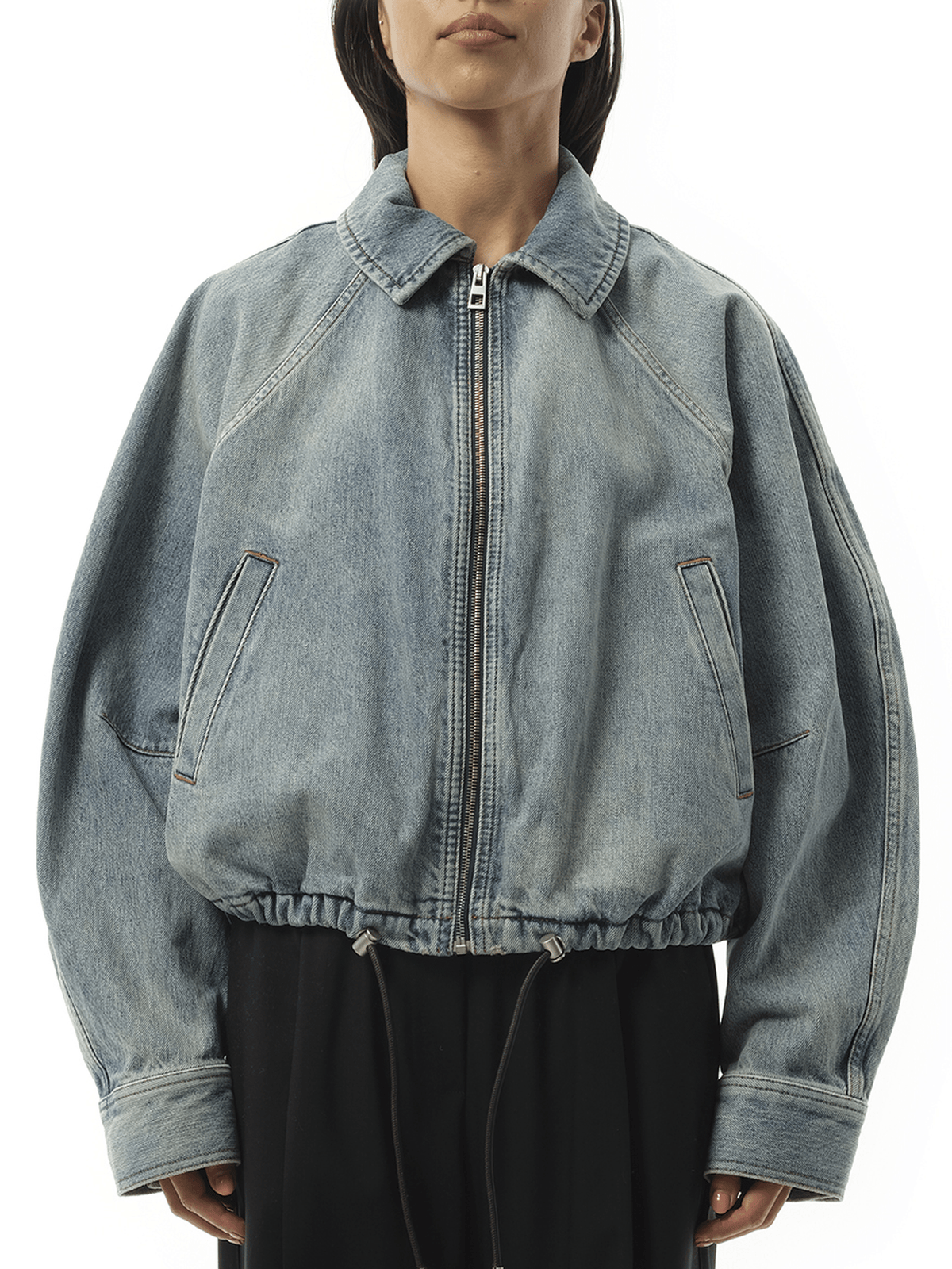 Loewe Balloon Jacket in Washed Denim