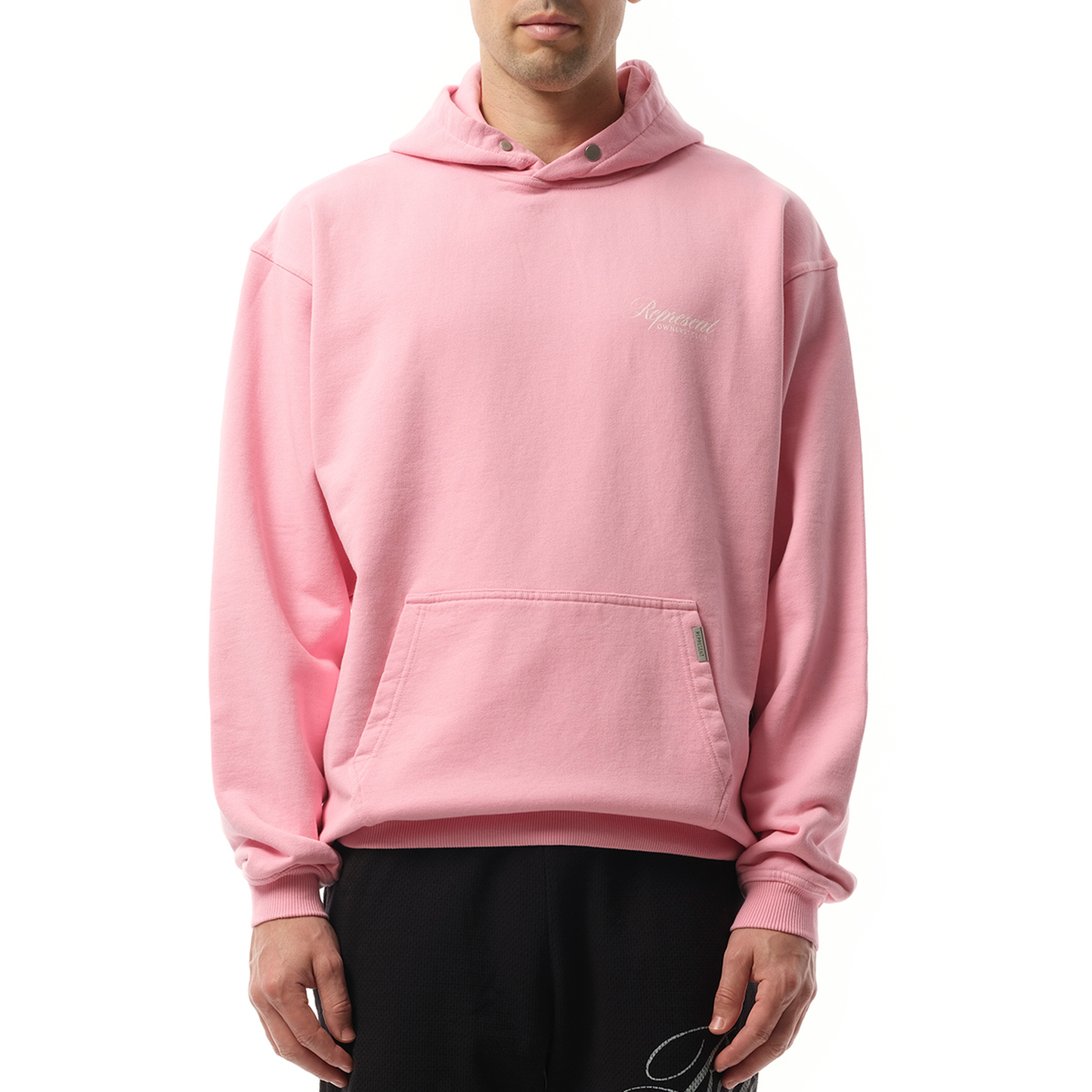 Represent Owners Club Script Hoodie in Pink