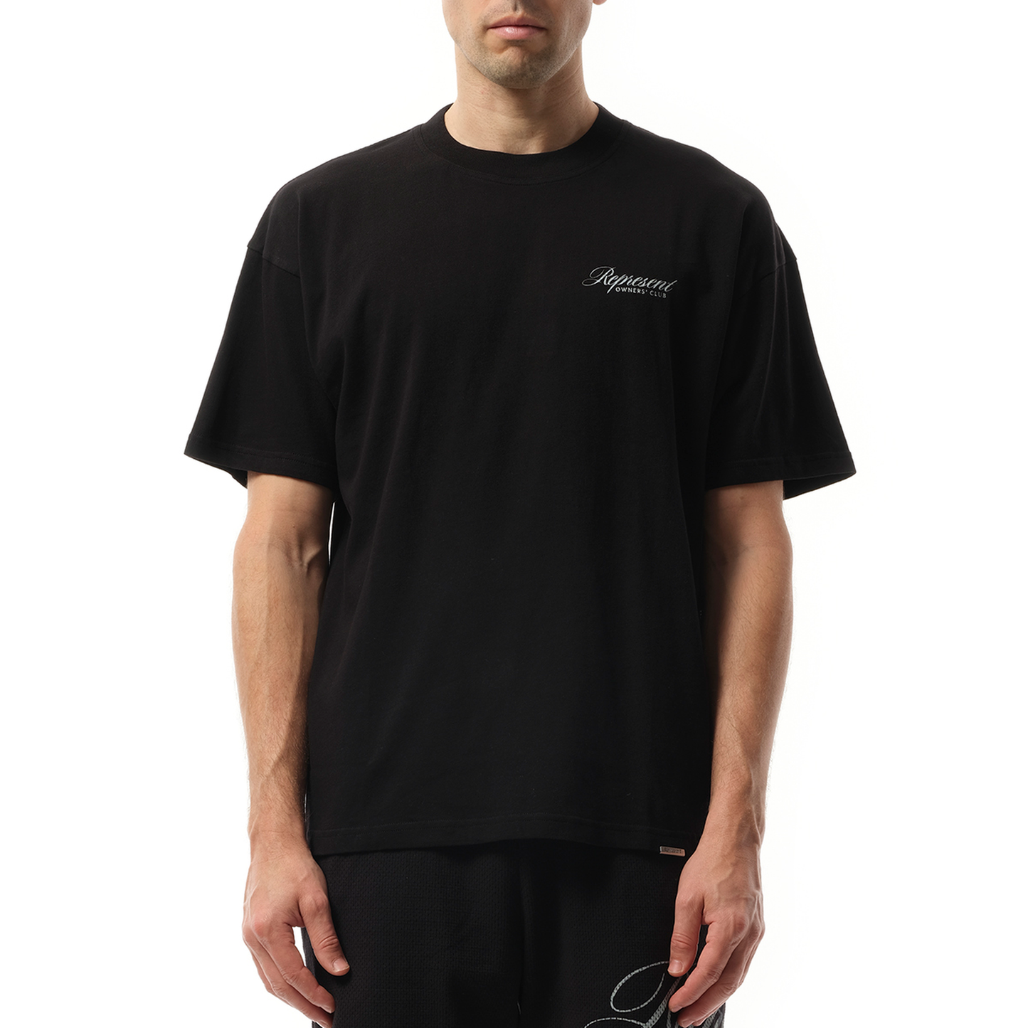 Represent Owners Club Script T-Shirt in Black