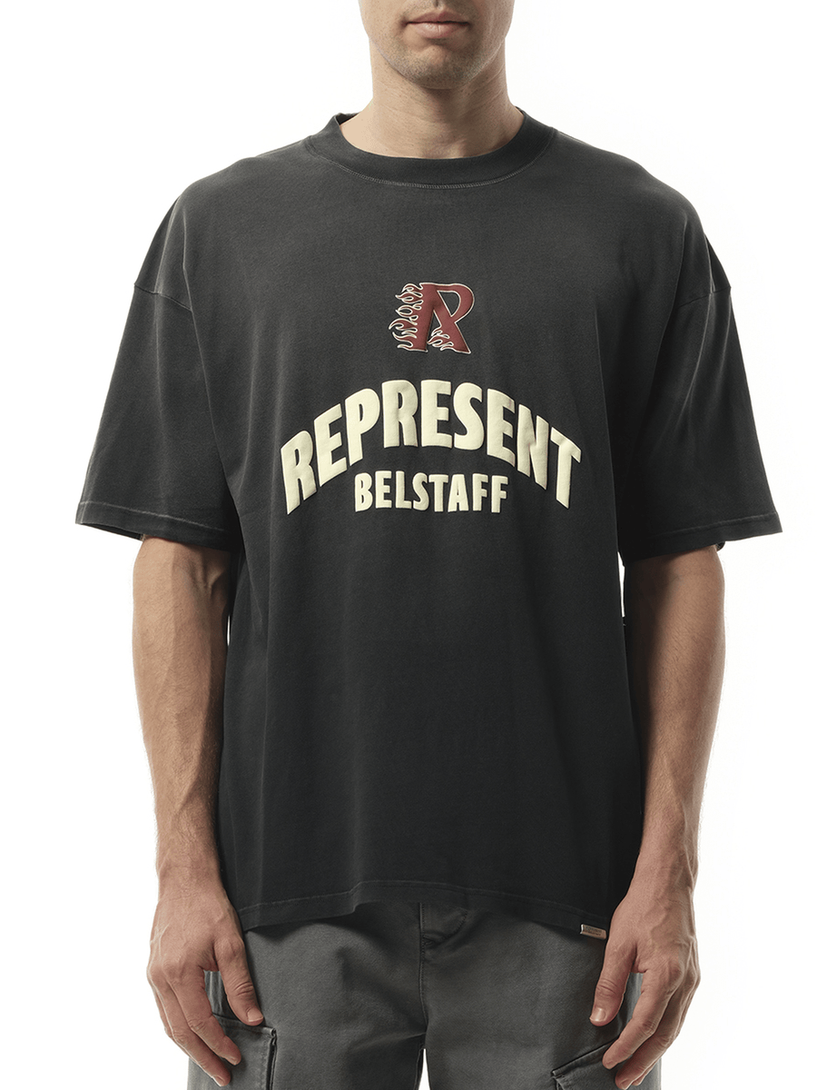 Represent Represent X Belstaff Flame Phoenix T-Shirt in Shadow