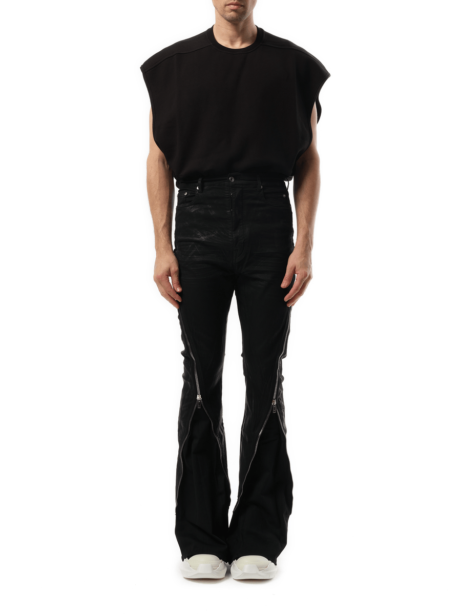 Rick Owens Drkshdw Denim Bolan Banana in Black