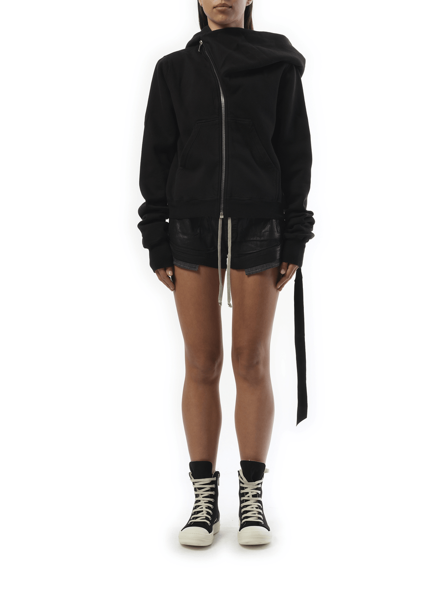 Rick Owens Drkshdw Furka Mountain Hoodie in Black
