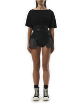 Rick Owens Drkshdw Dirt Cutoffs Shorts in Black