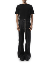 Rick Owens Silk Wide Bela Pants in Black