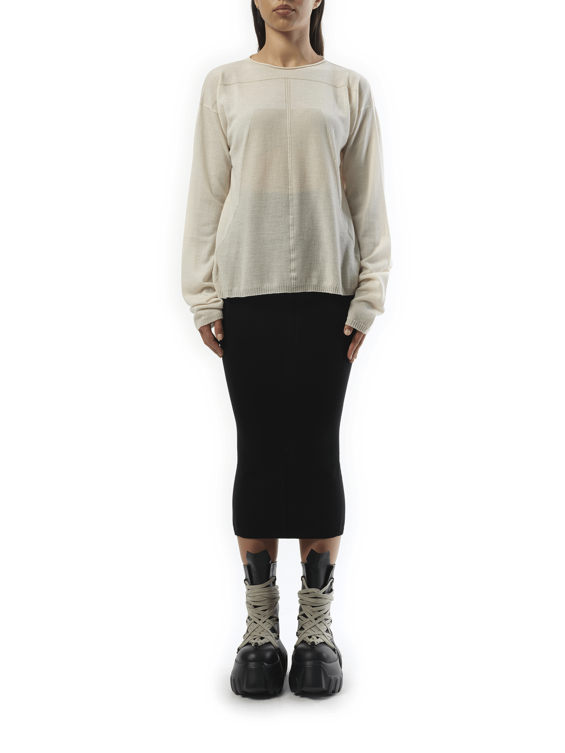 Rick Owens Knit Pullover in Dinge