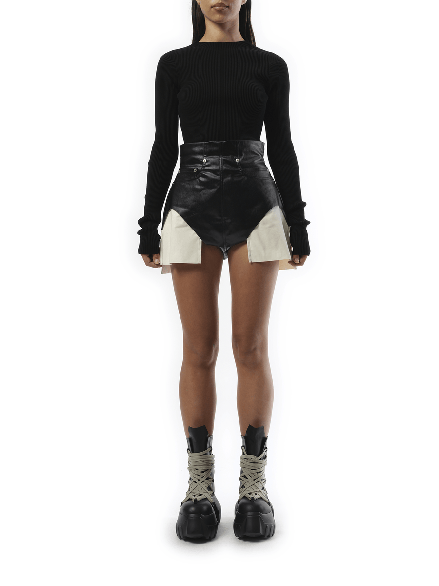 Rick Owens Dirt Cutoff Shorts in Black