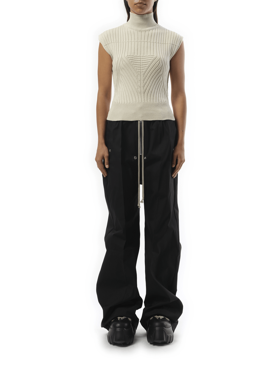 Rick Owens Megarib Sleeveless Turtle in Dinge