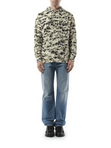 Givenchy Camo All Over Hoodie in Pearl Beige/Black