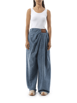 Loewe Draped Jeans AF in Indigo Blue