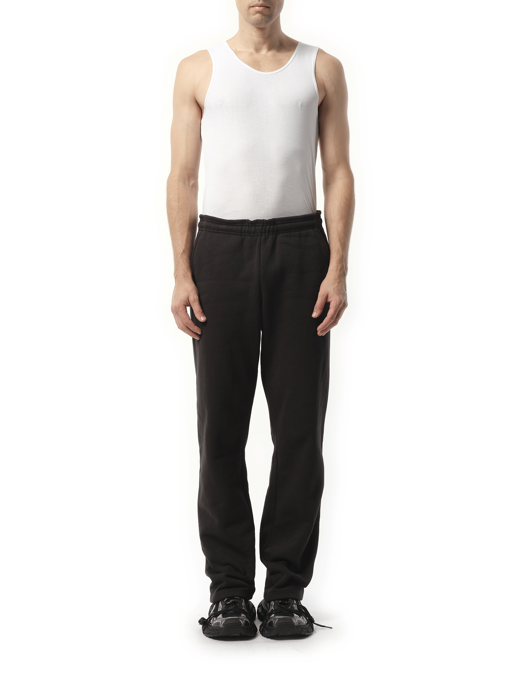 Entire Studios Straight-Leg Sweatpants in Soot