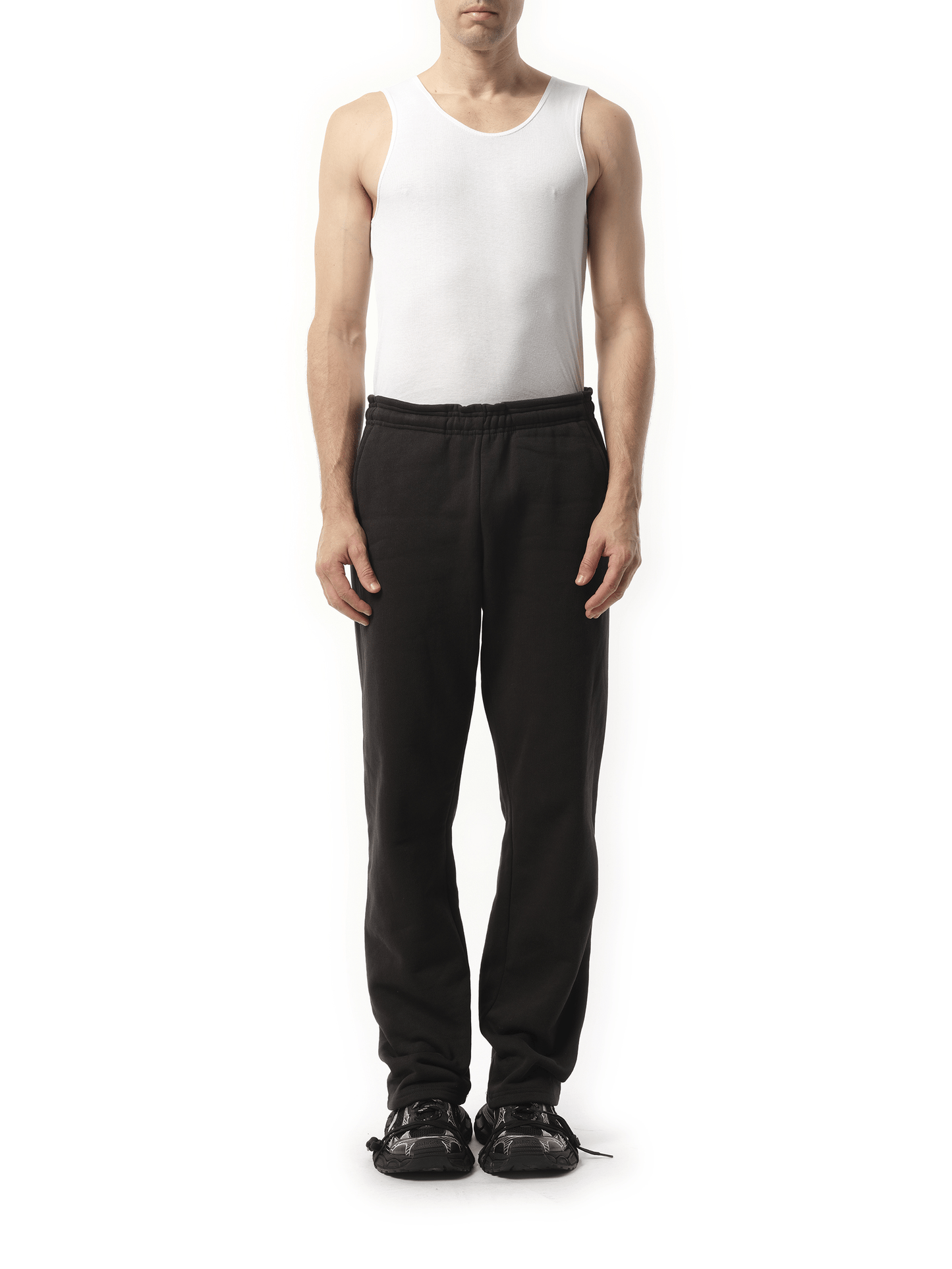 Entire Studios Straight-Leg Sweatpants in Soot