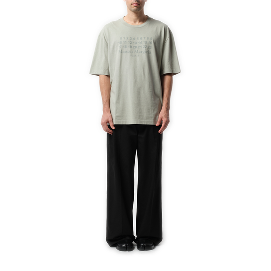 Number Logo T-Shirt in Grey