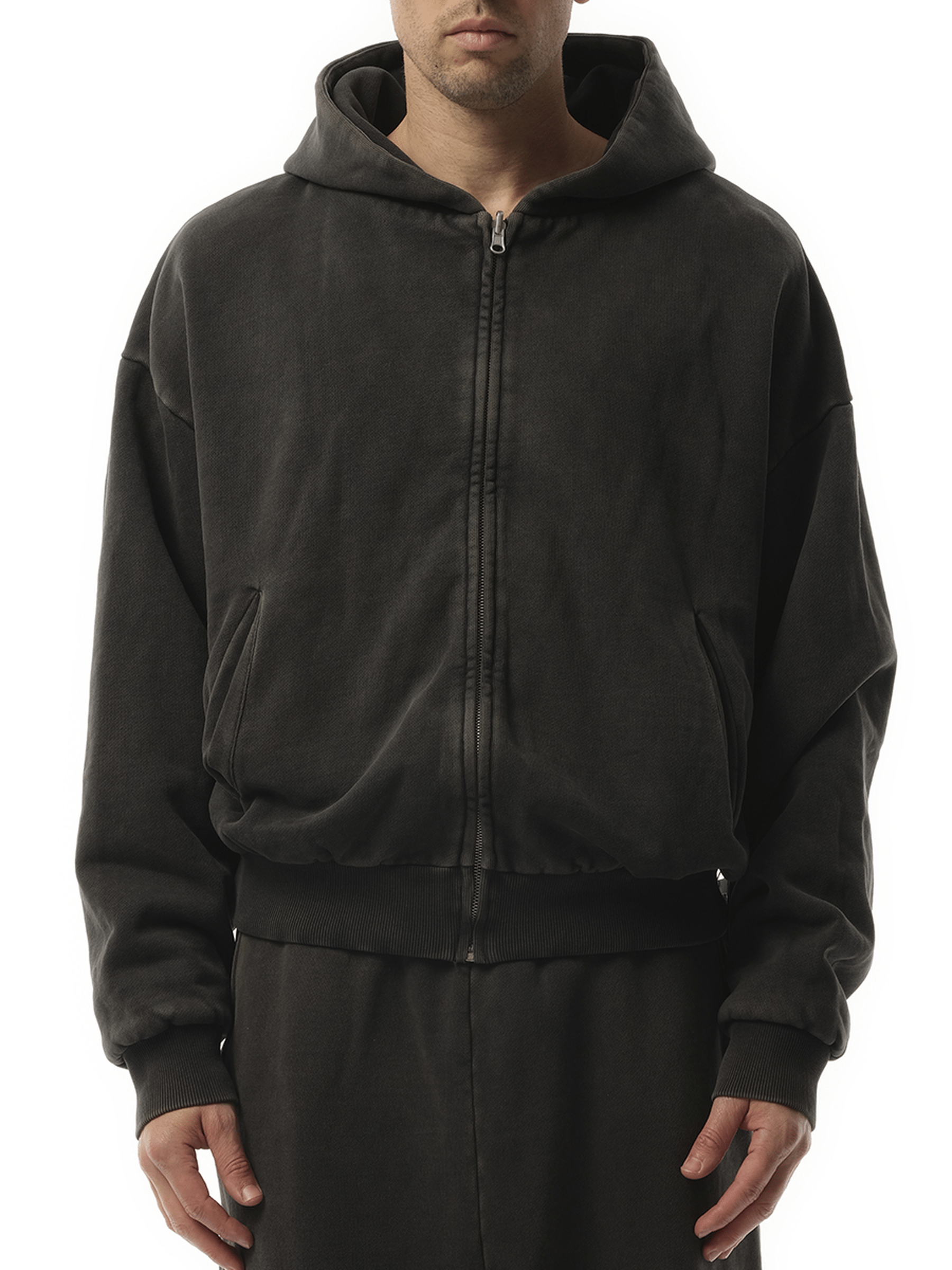 Entire Studios Thermal Hood in Washed Black