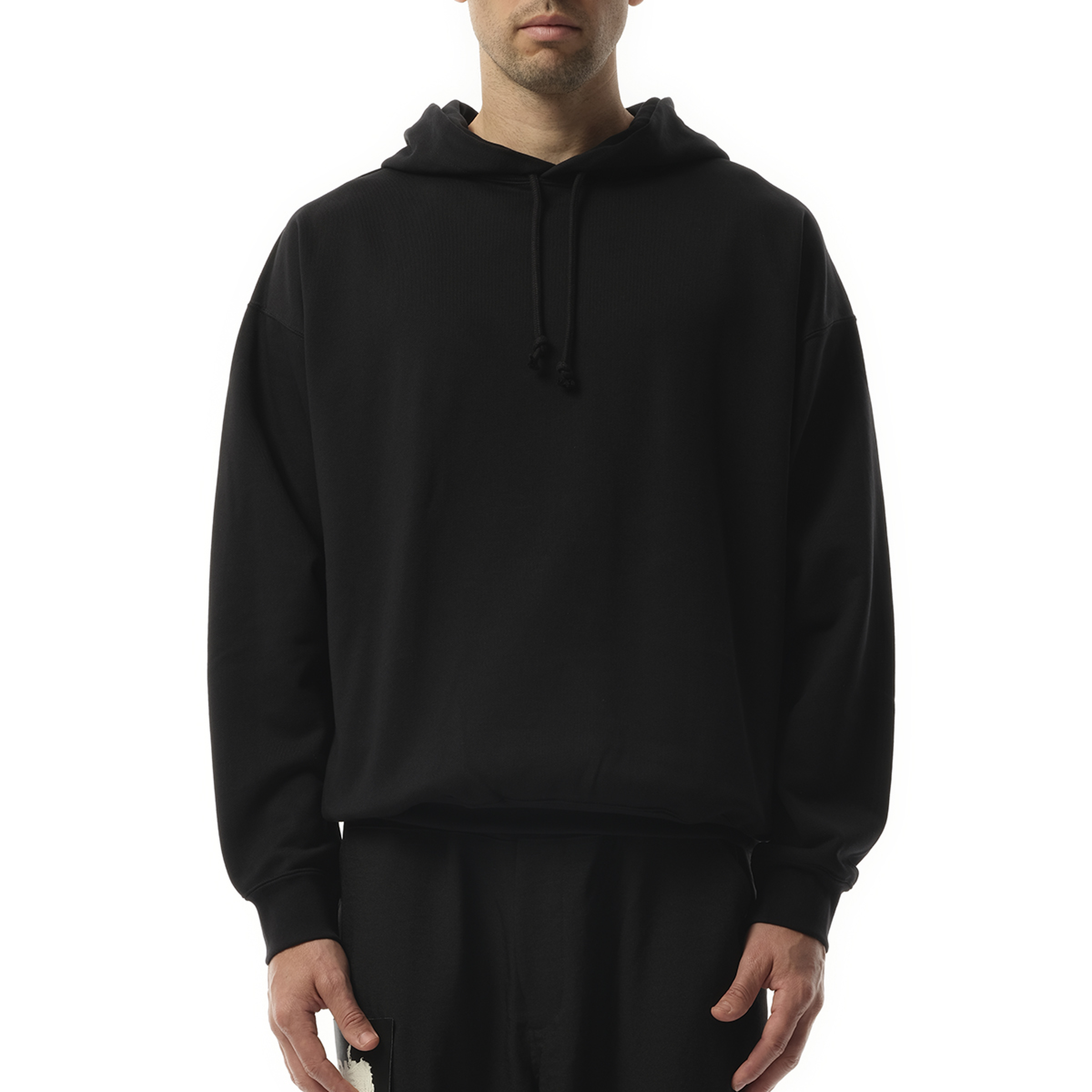 Unisex Pun Logo Hoodie in Black