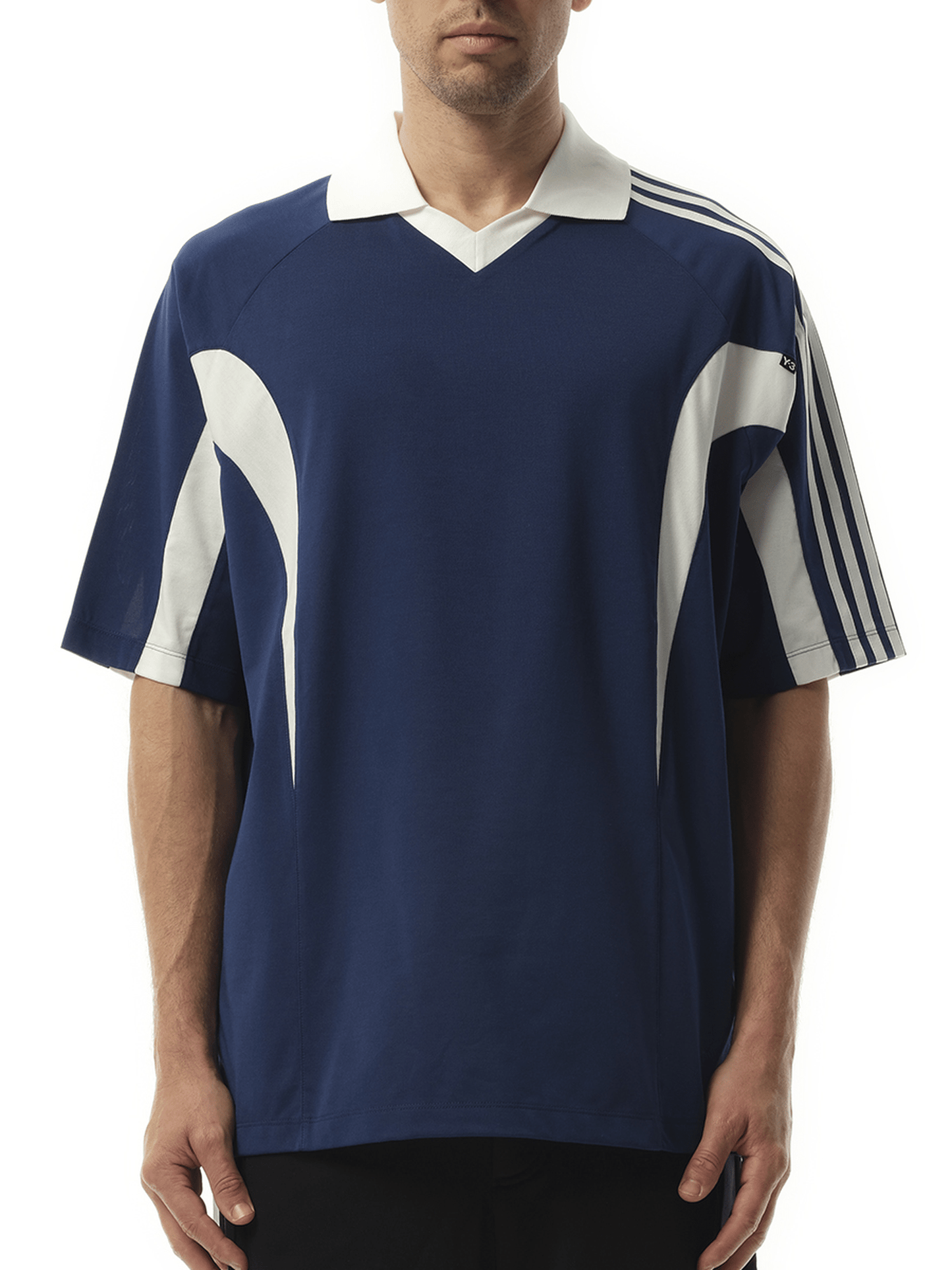 Y-3 Football Jersey in Dark Blue