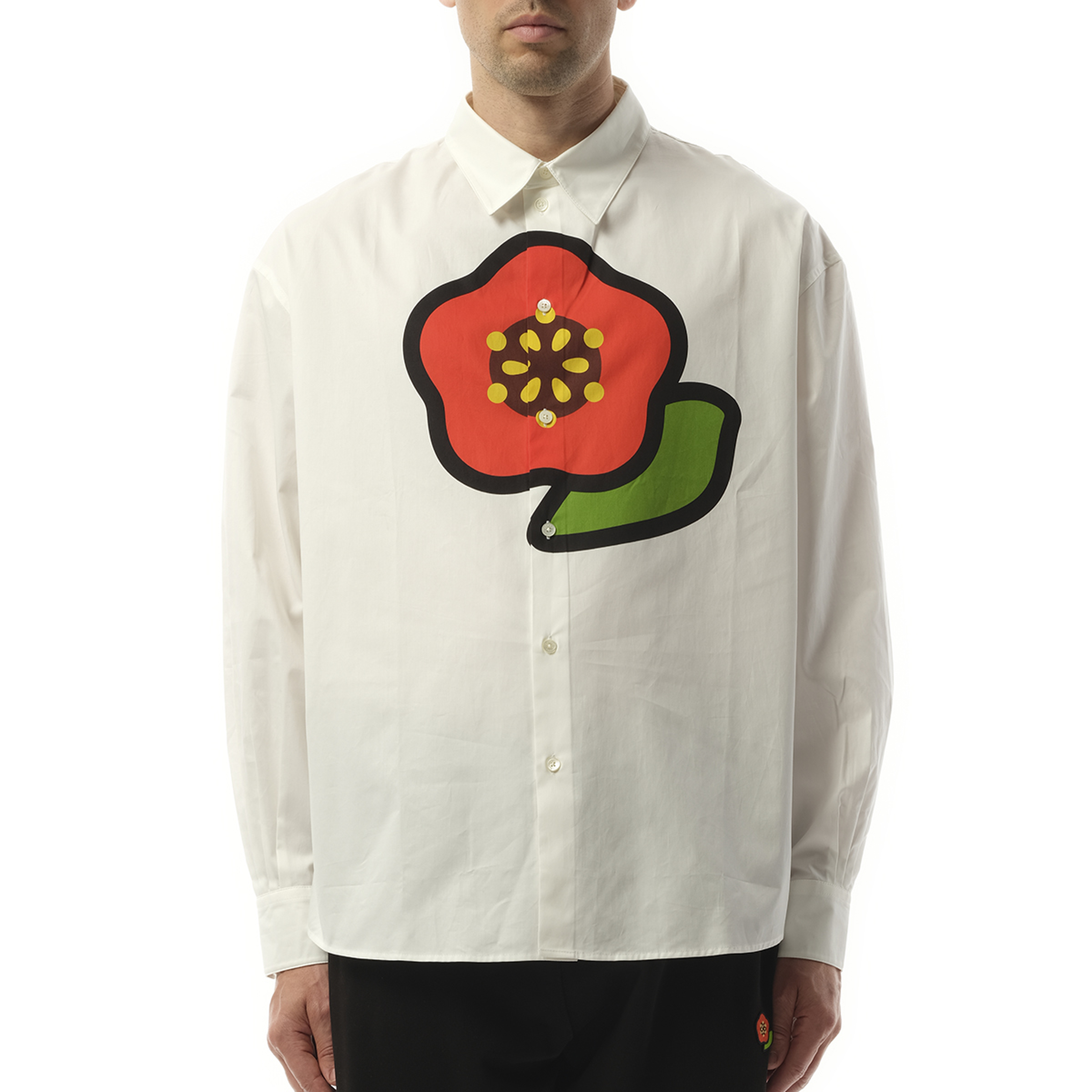 Kenzo Pop Casual Shirt in White