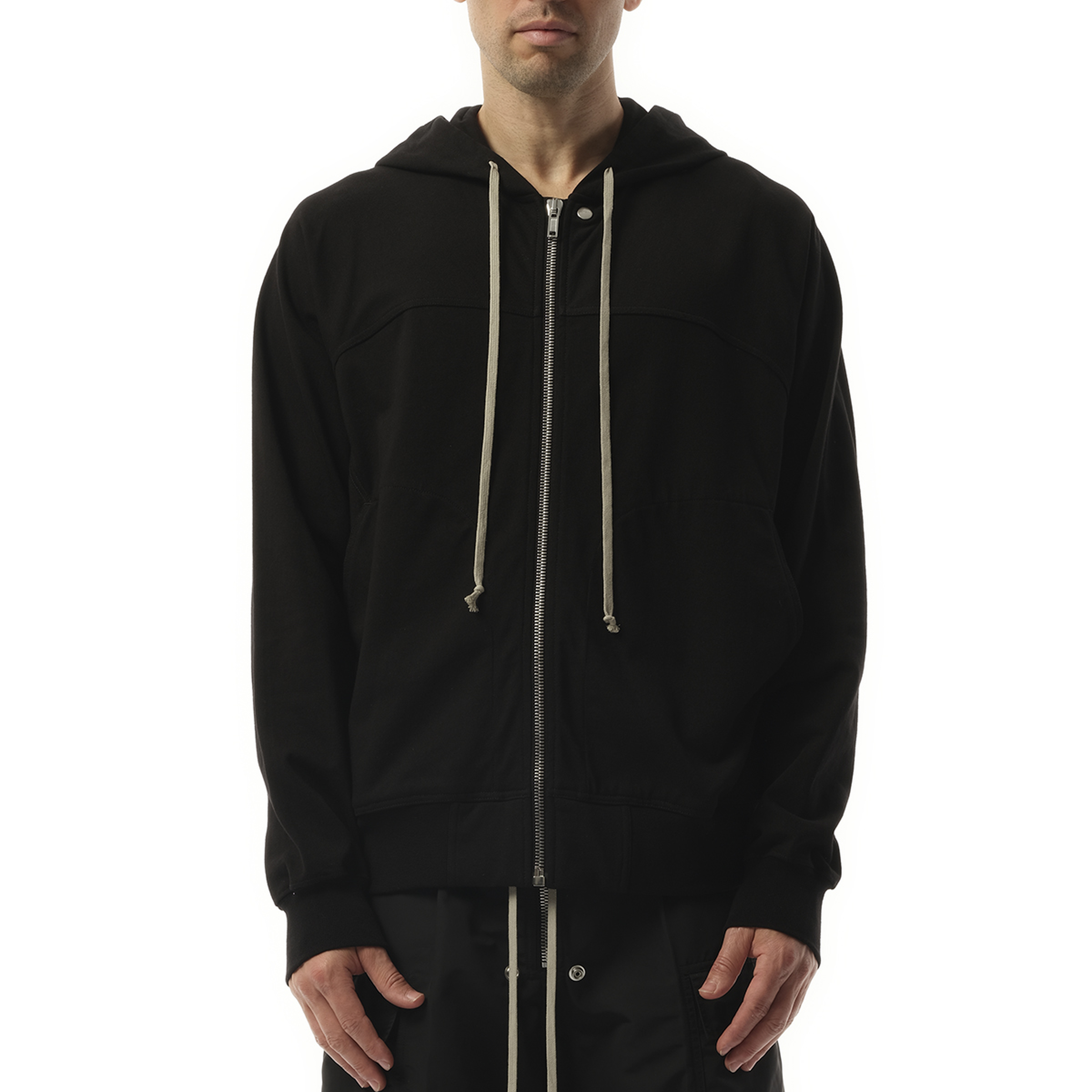 Windbreaker Hoodie in Black