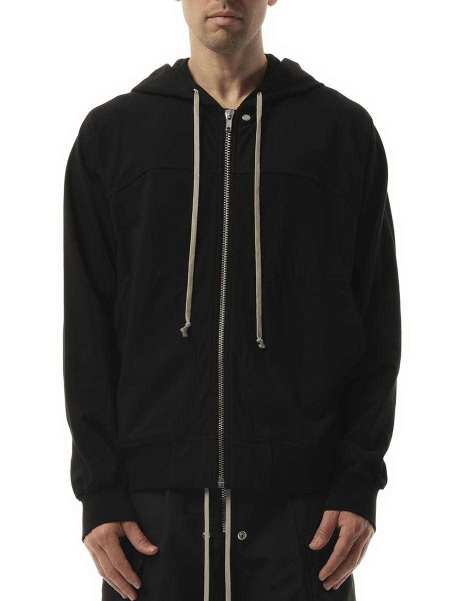 Rick Owens Windbreaker Hoodie in Black