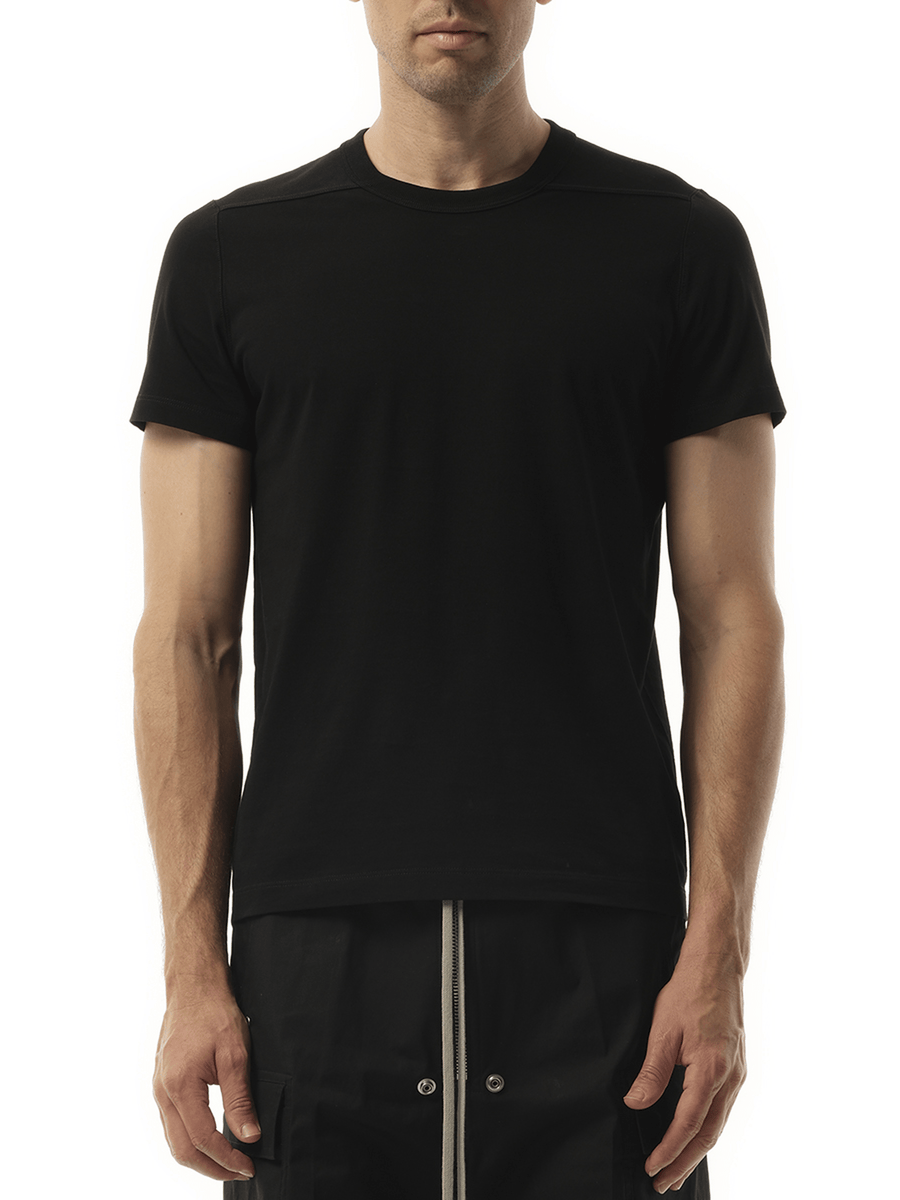 Rick Owens Short Level T-Shirt in Black