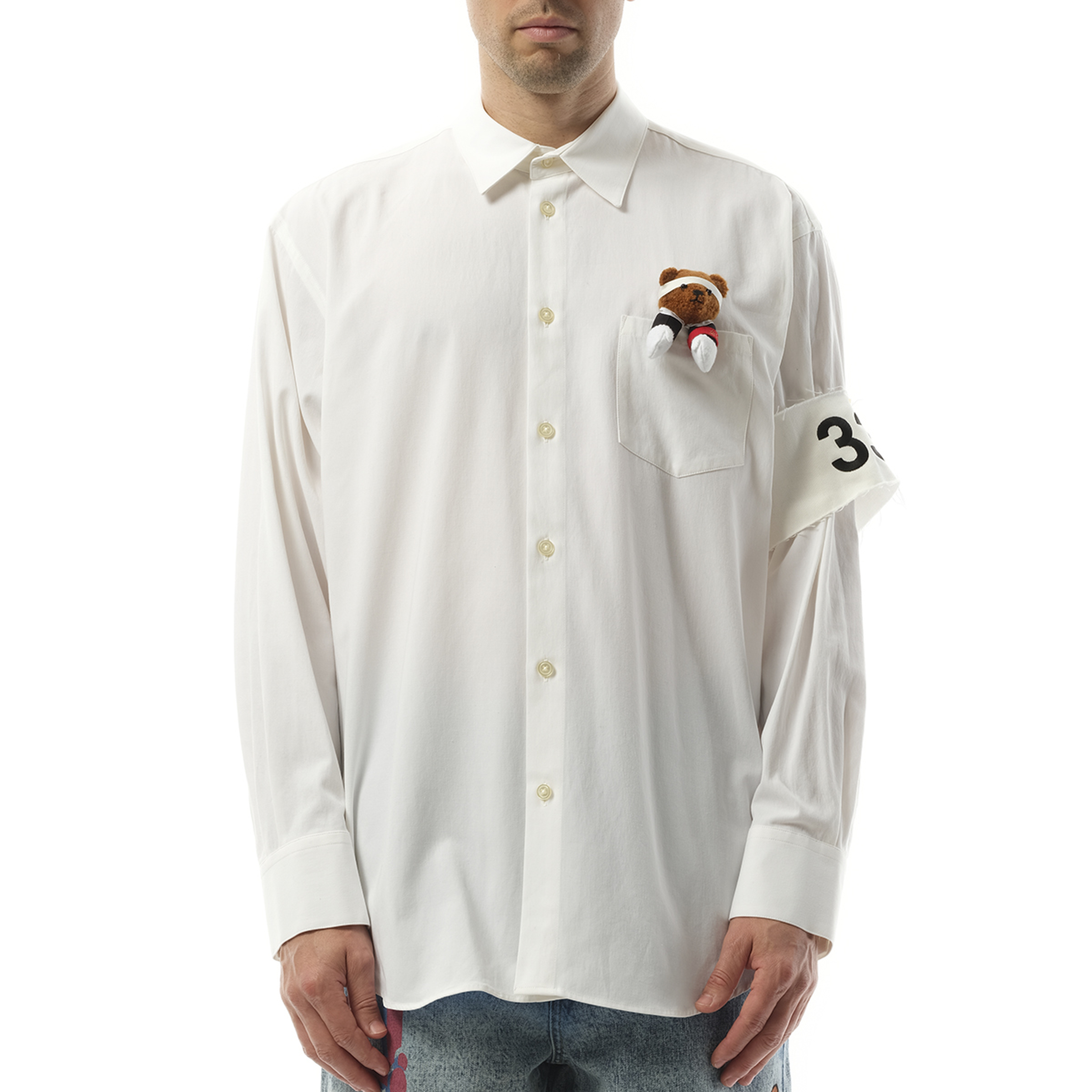 Support Group Bear Shirt in White