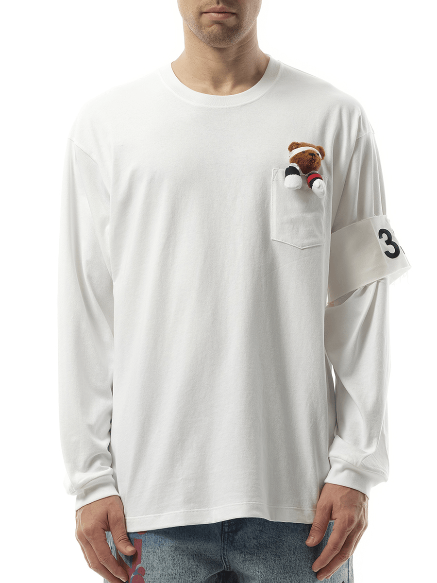 Doublet Support Group Long Sleeve T-Shirt in White