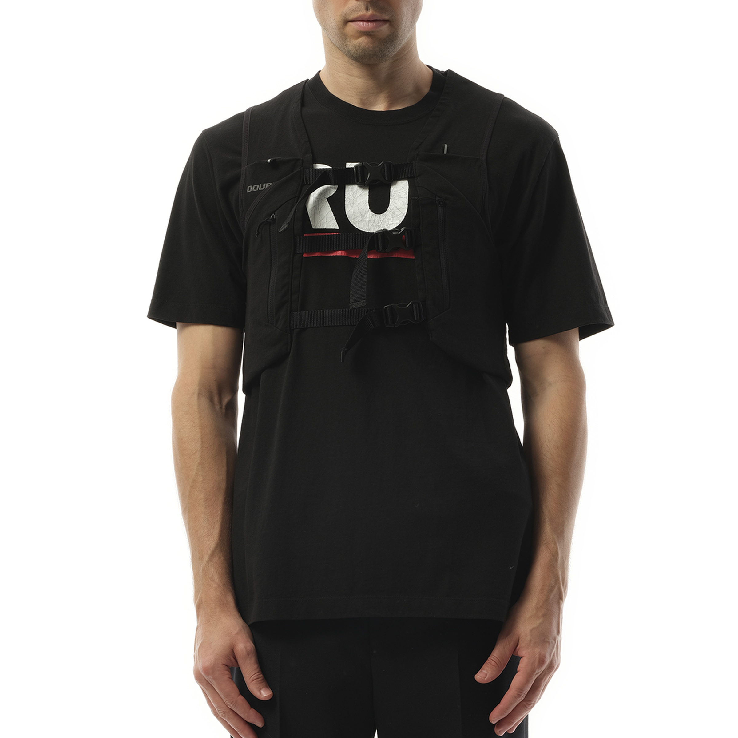 Trail Vest T-Shirt in Black