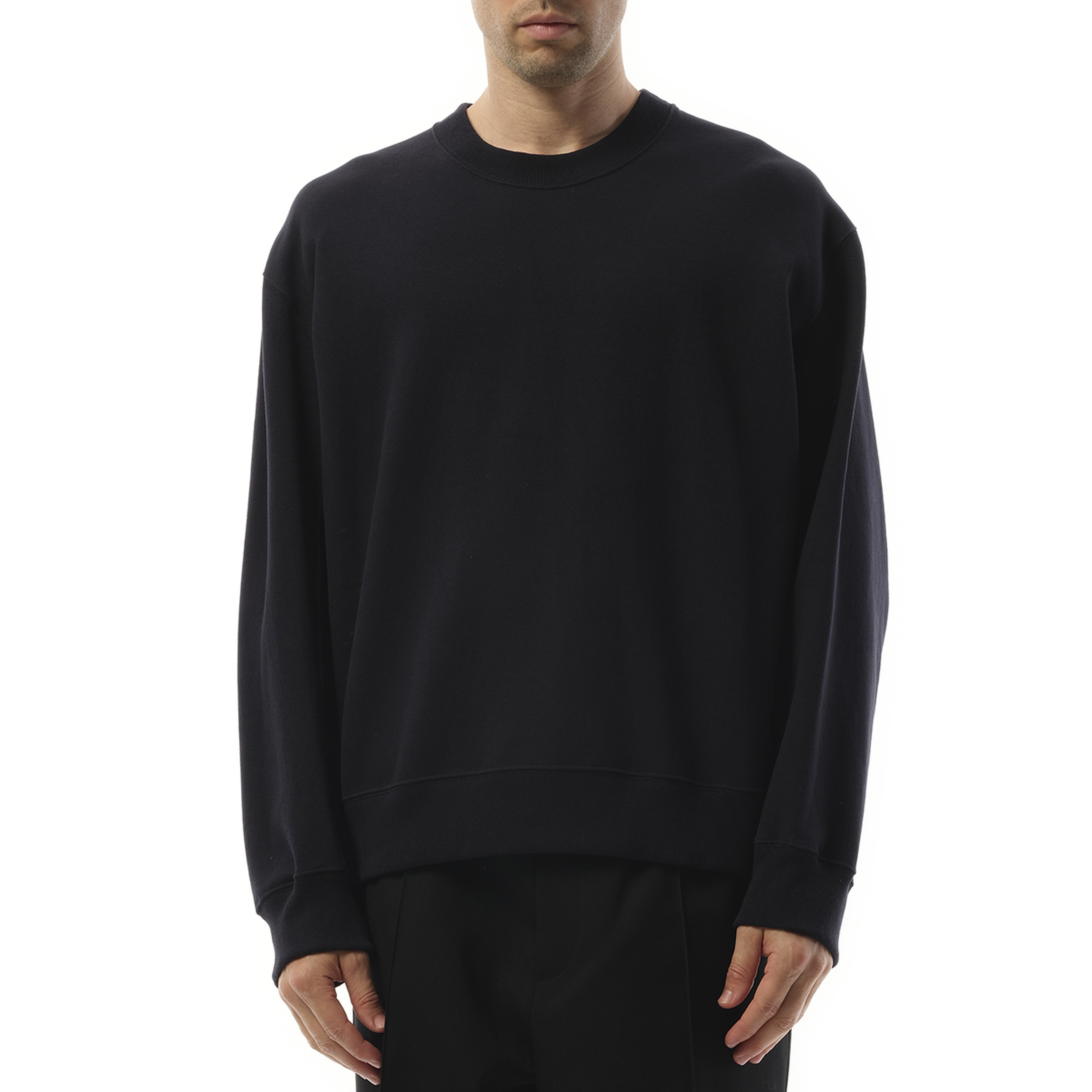 Logo Flag Sweatshirt in Navy