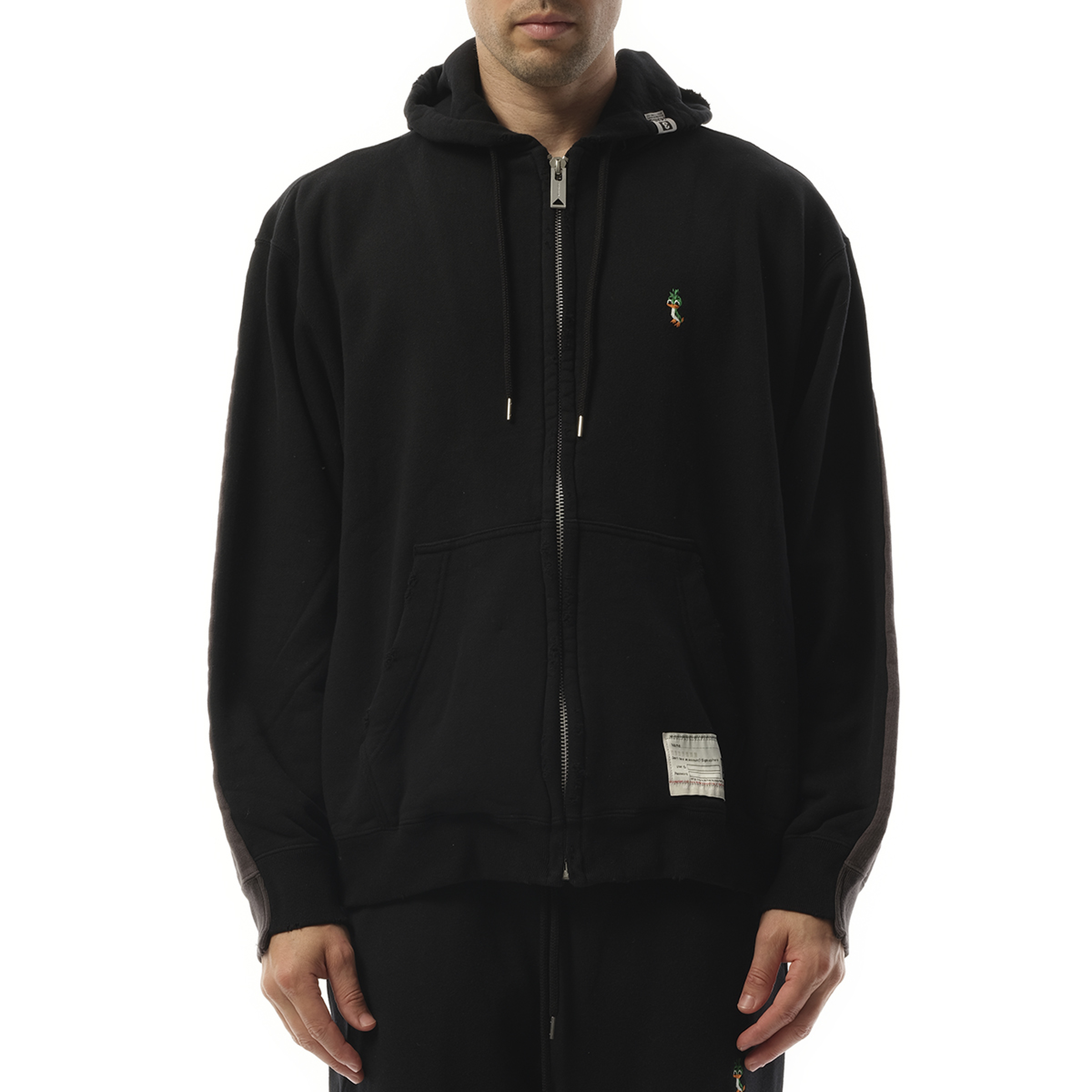Both Fronts Parka in Black