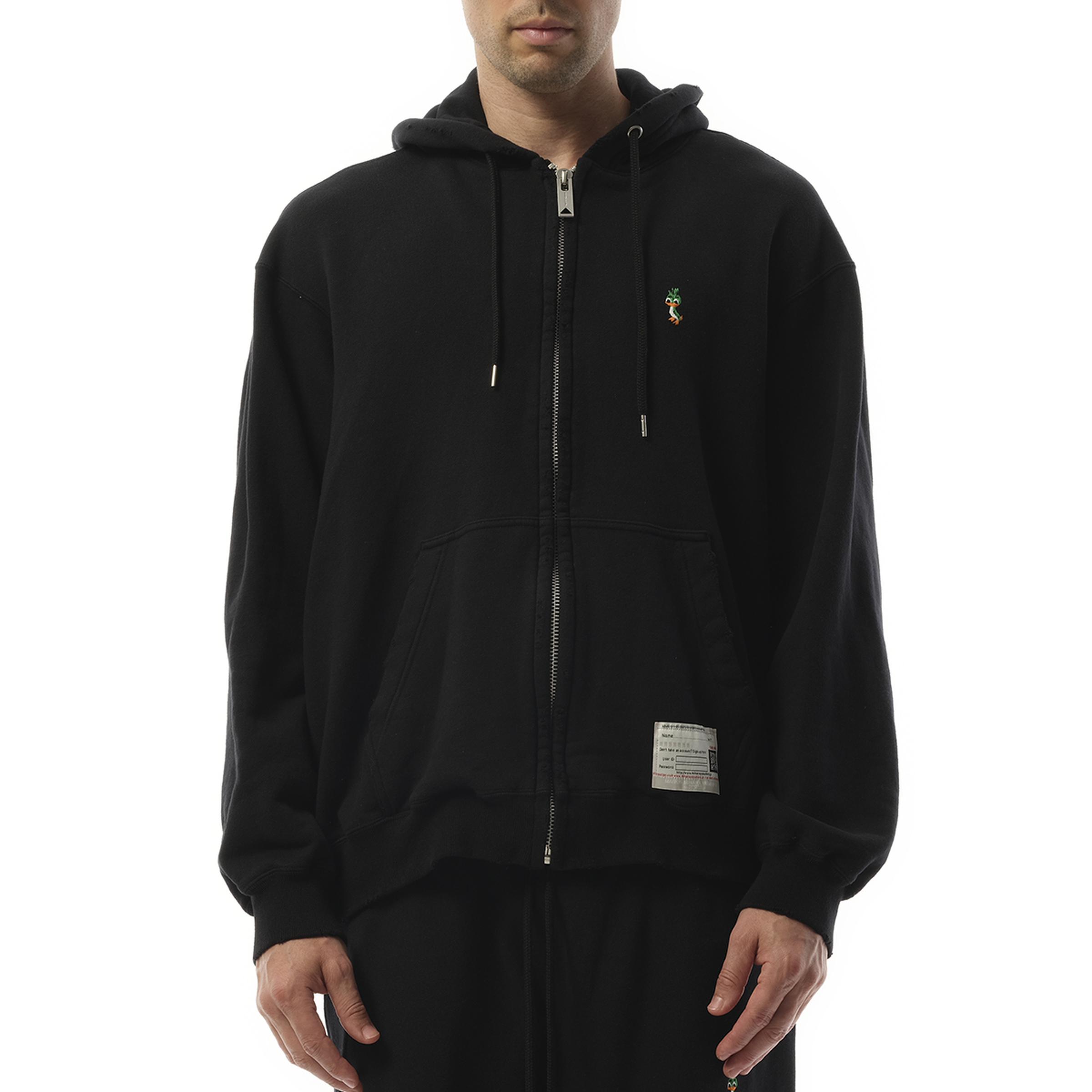 Cap Combined Parka in Black