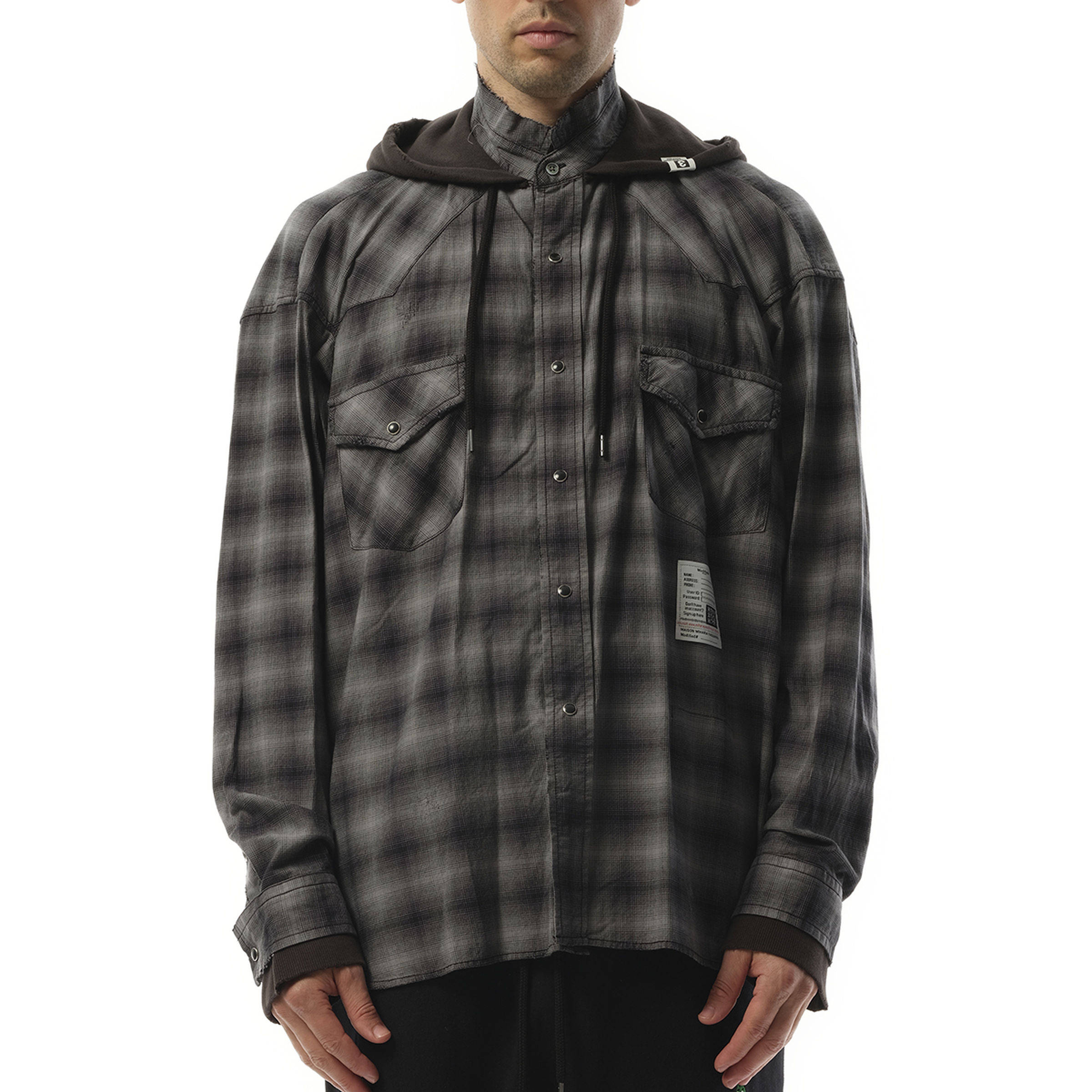 Sweat Hoodie L/S Shirt in Gray